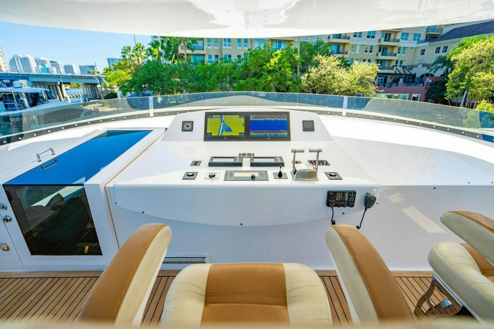 the inside of a boat aboard NORTH COAST 120 Yacht for Sale