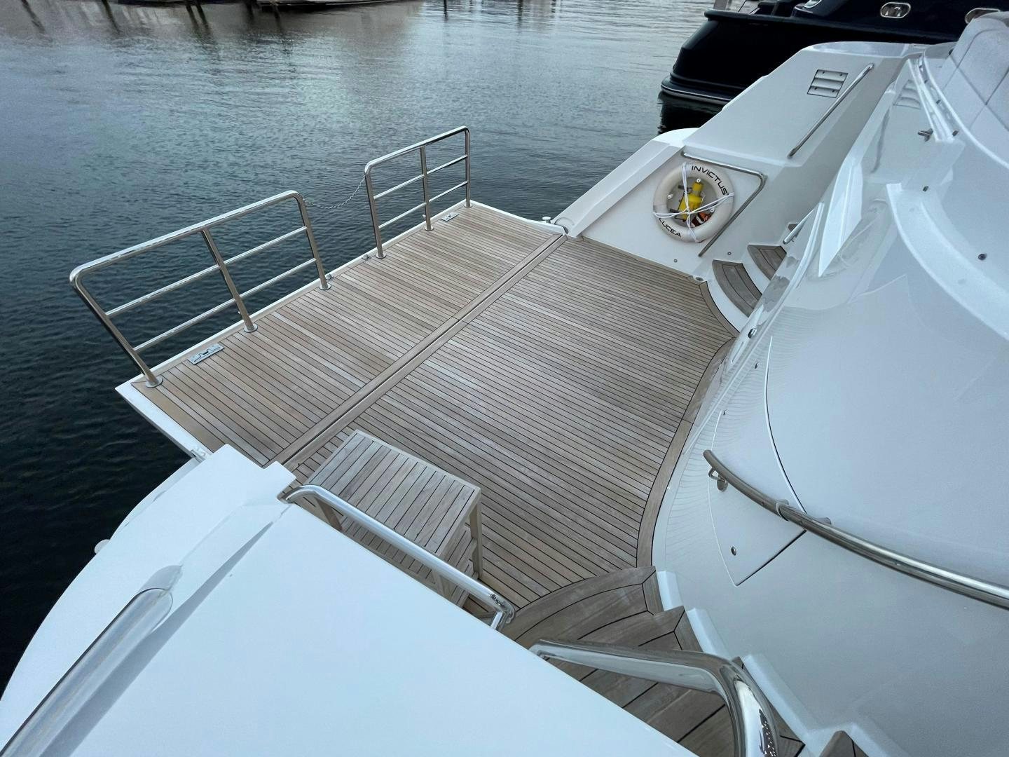 a boat on the water aboard INVICTUS Yacht for Sale