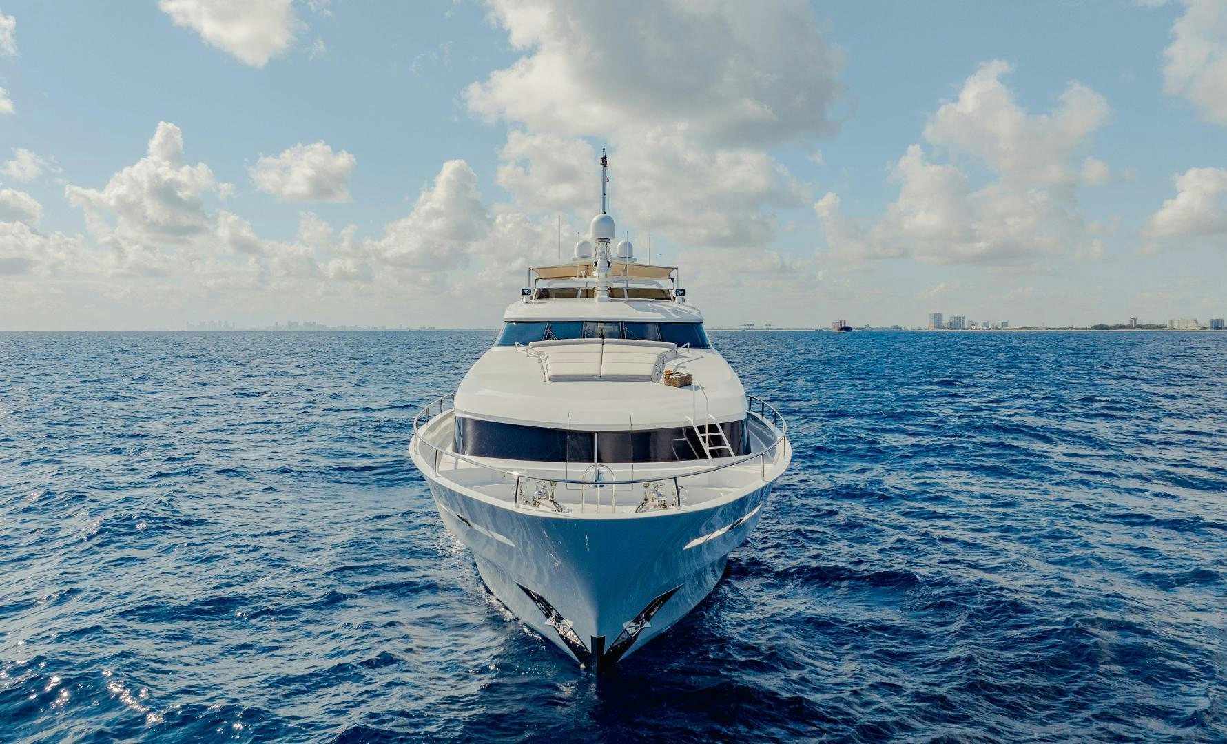a boat in the water aboard INVICTUS Yacht for Sale