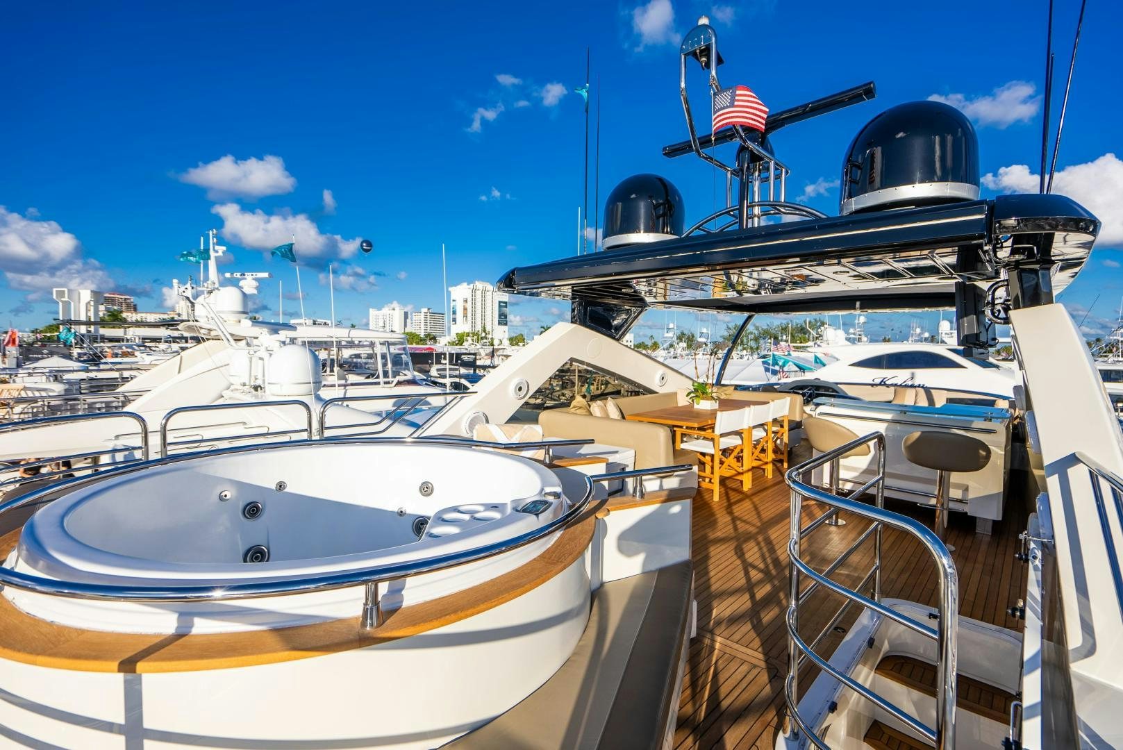 a boat on the water aboard THE KING Yacht for Sale
