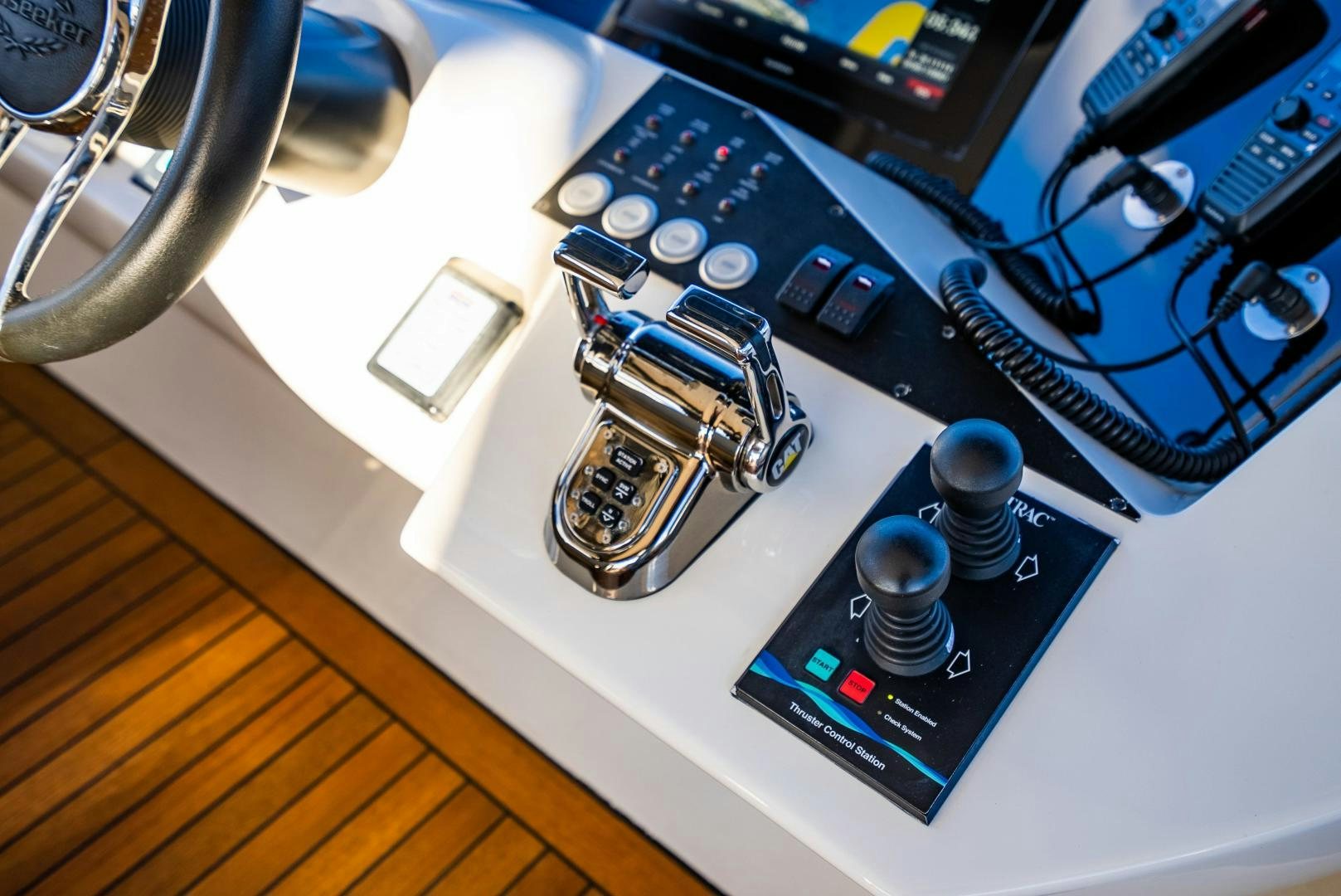 a machine on the counter aboard THE KING Yacht for Sale