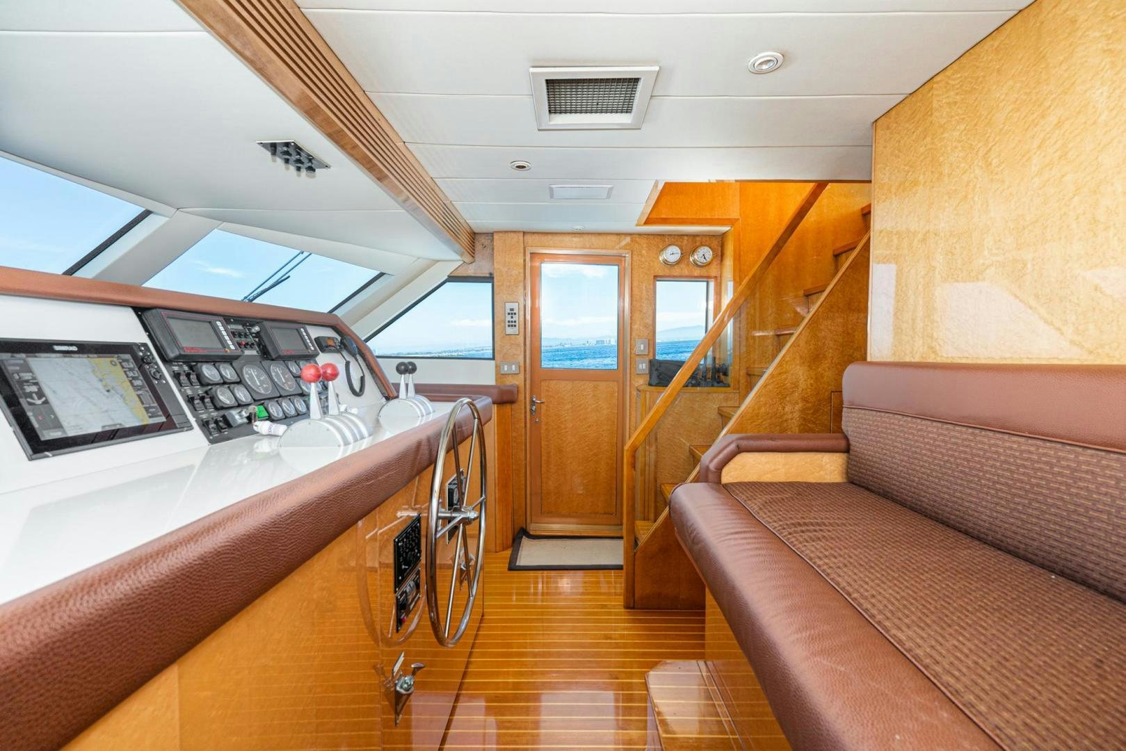 inside of a vehicle aboard LOVELIEST LADY Yacht for Sale