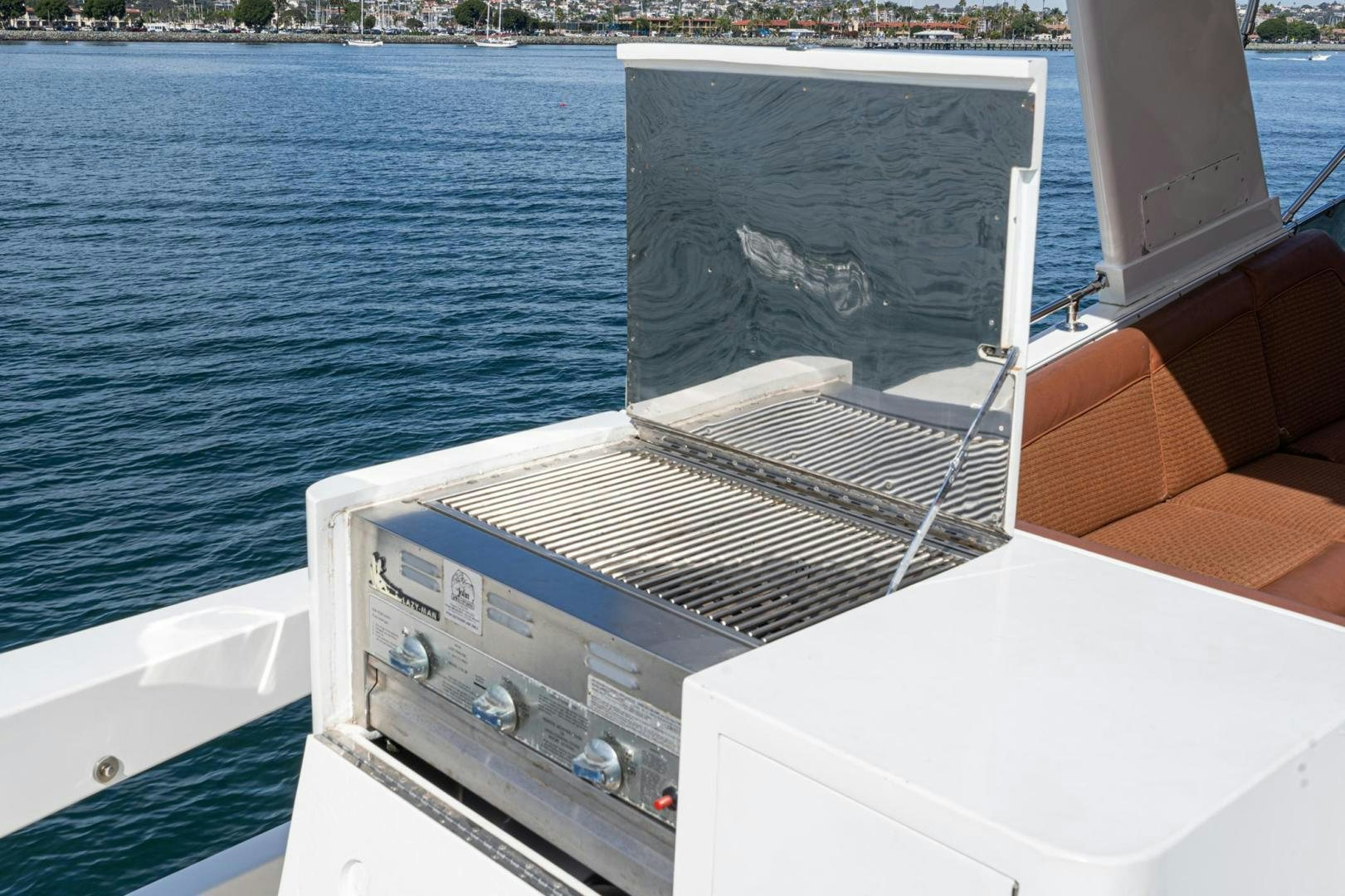 a boat on the water aboard LOVELIEST LADY Yacht for Sale