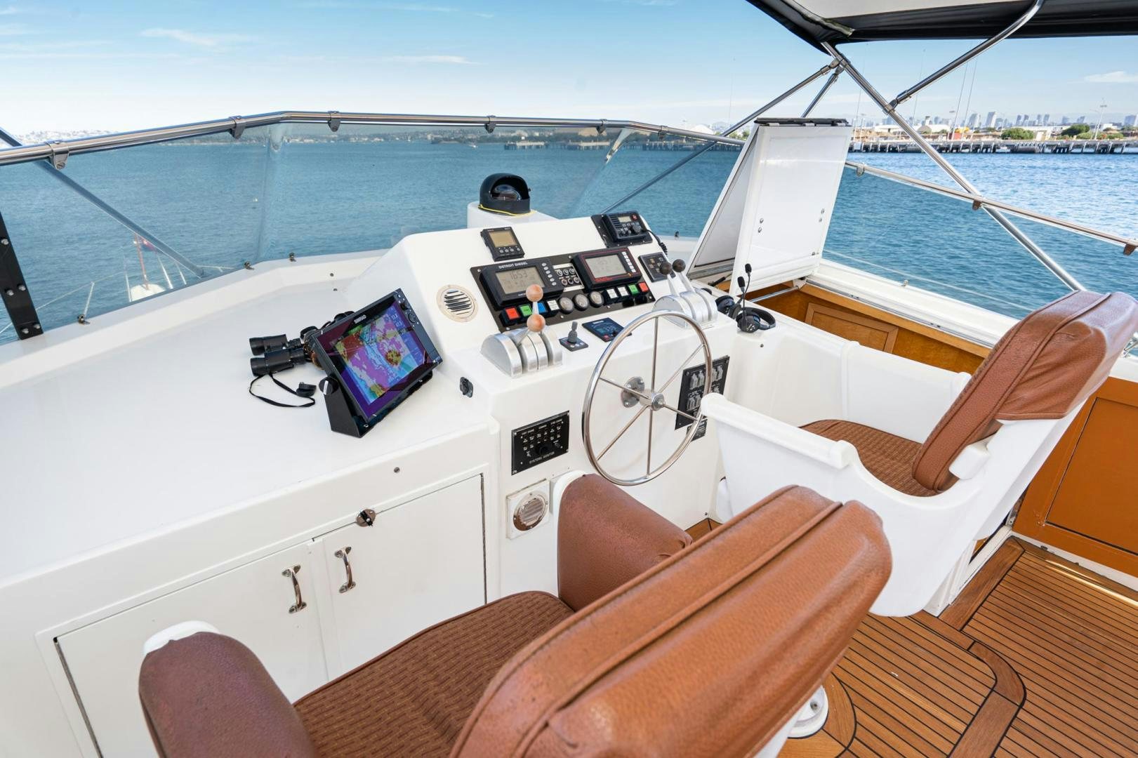 the inside of a boat aboard LOVELIEST LADY Yacht for Sale