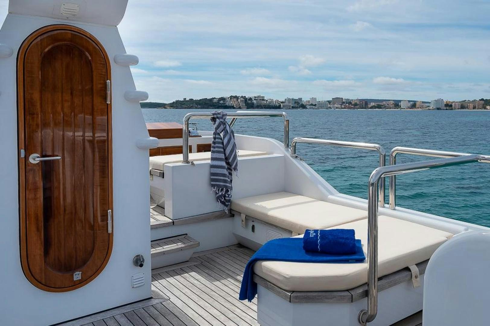 a boat on the water aboard CAPELLA Yacht for Sale
