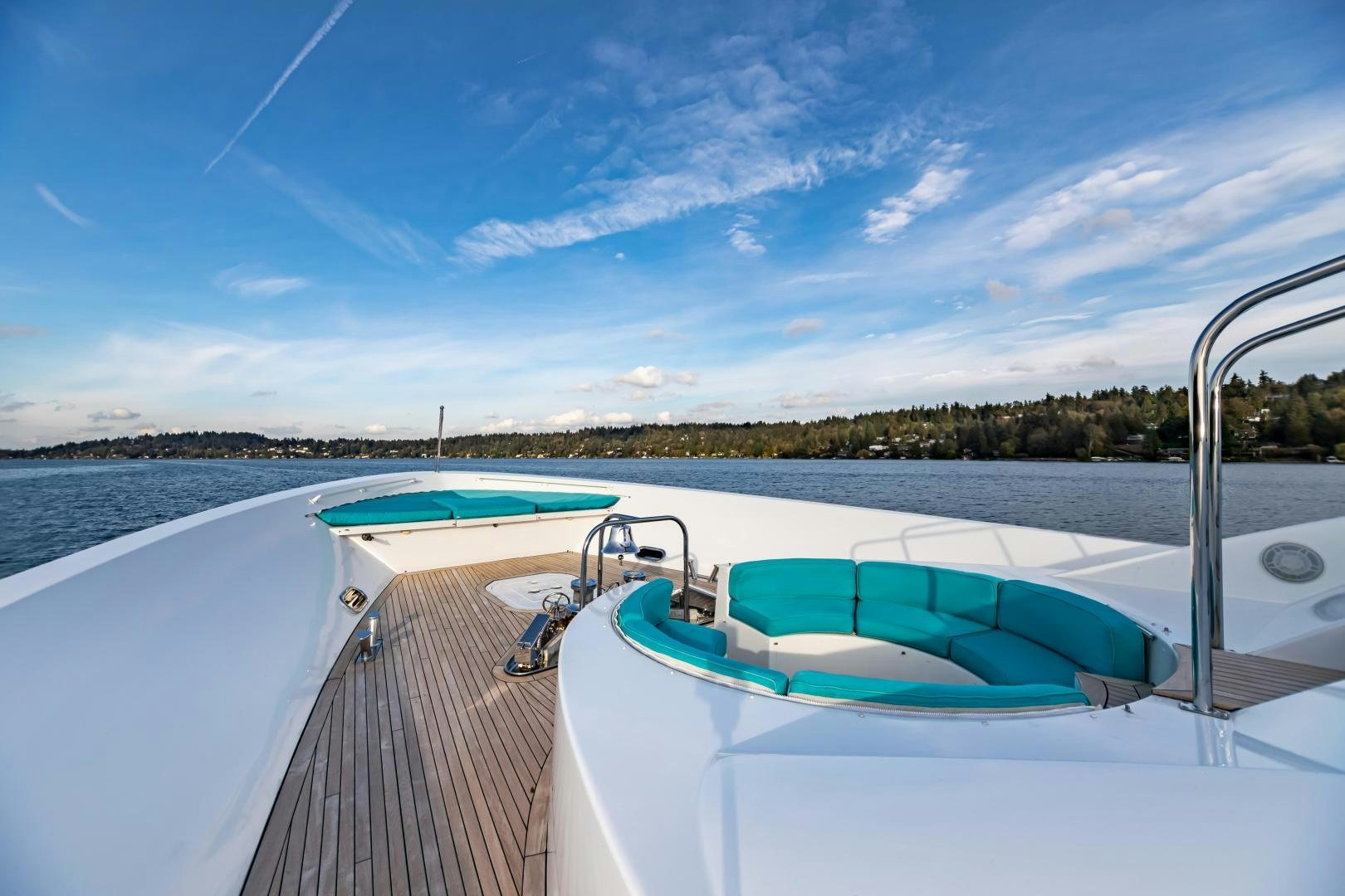 a boat on a body of water aboard SERENGETI Yacht for Sale