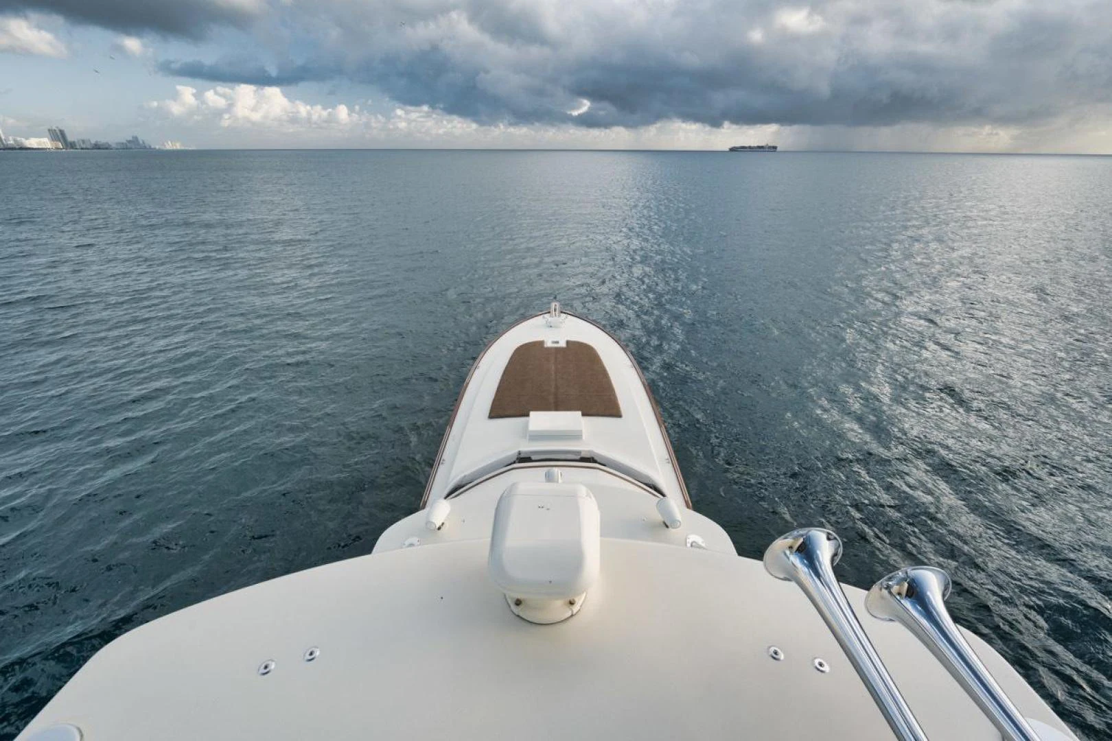 a boat on the water aboard OWL'S NEST Yacht for Sale