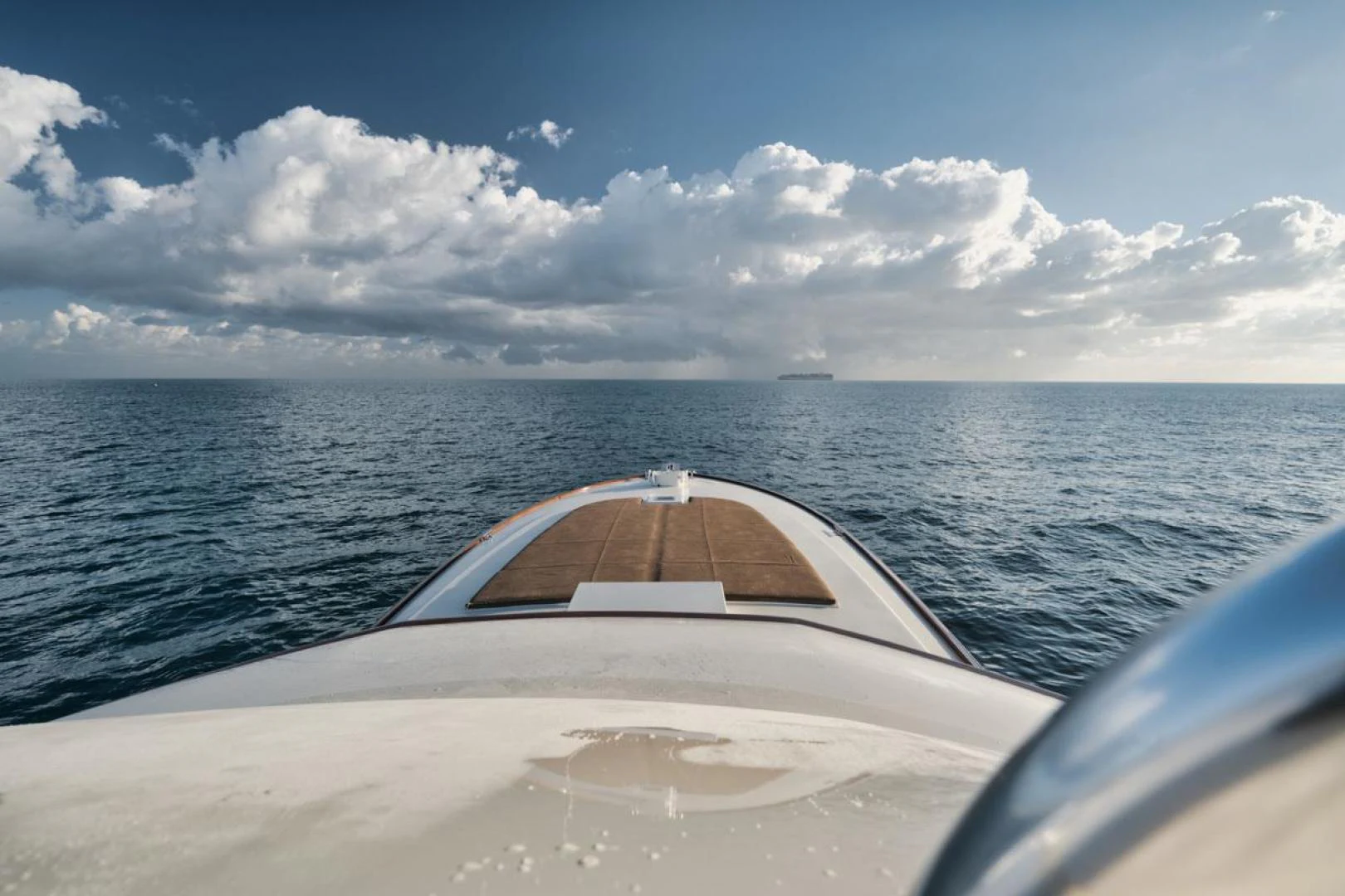 a boat on the water aboard OWL'S NEST Yacht for Sale