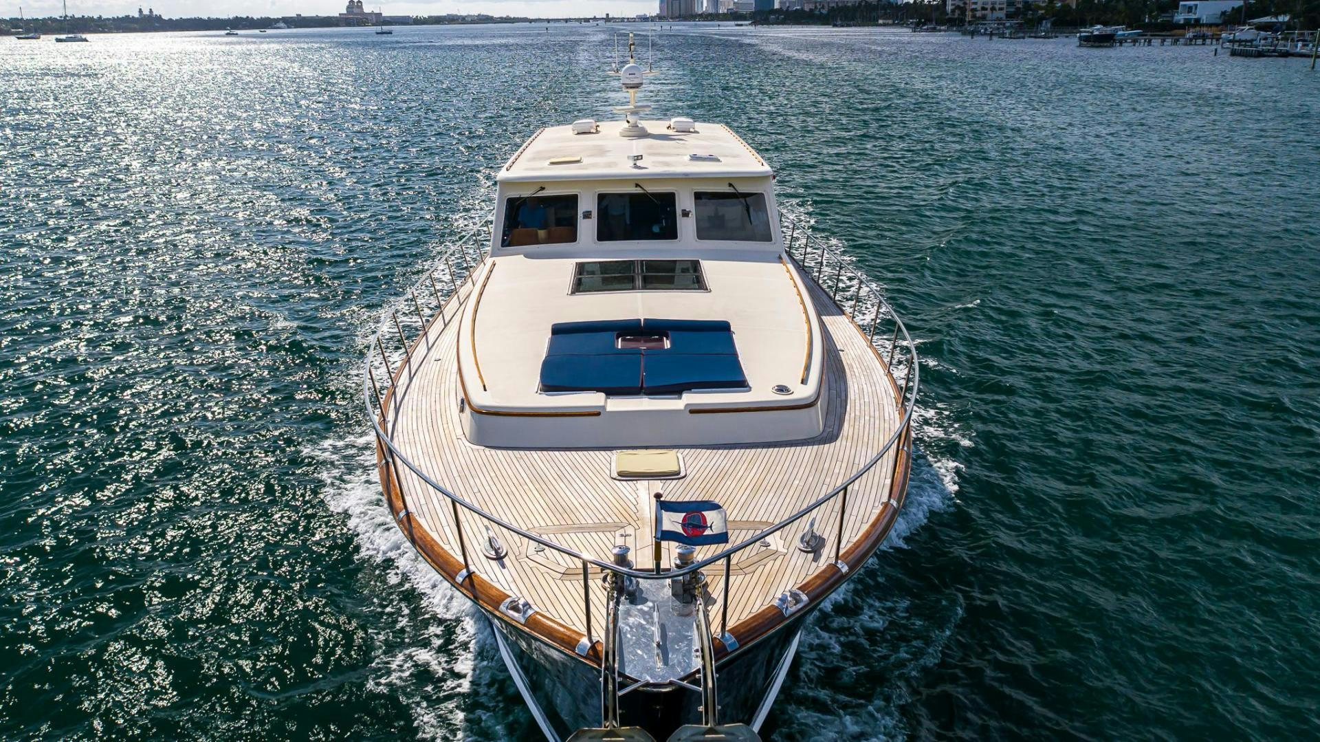 a boat in the water aboard ESSENCE OF CAYMAN Yacht for Sale