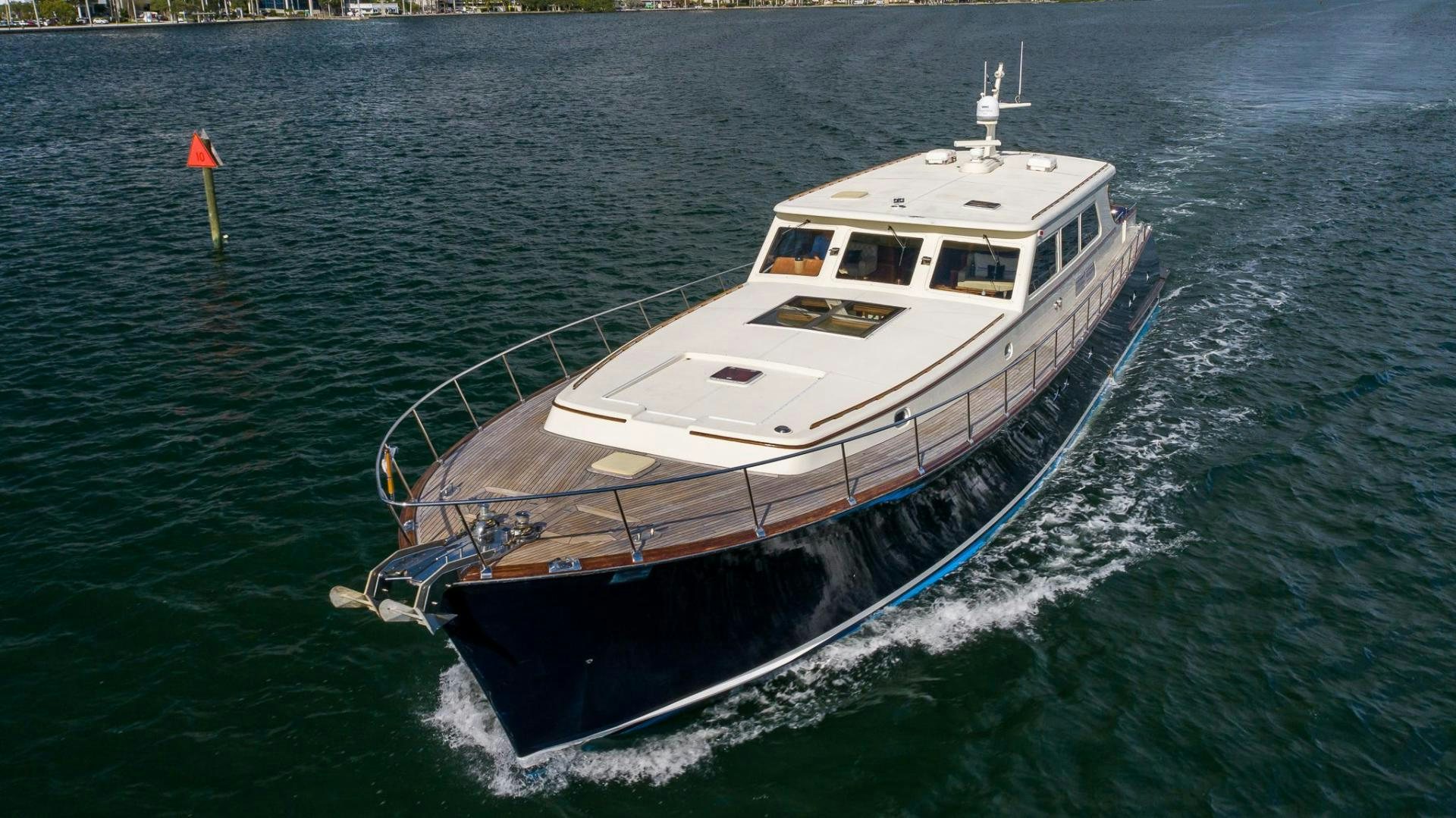 a boat on the water aboard ESSENCE OF CAYMAN Yacht for Sale