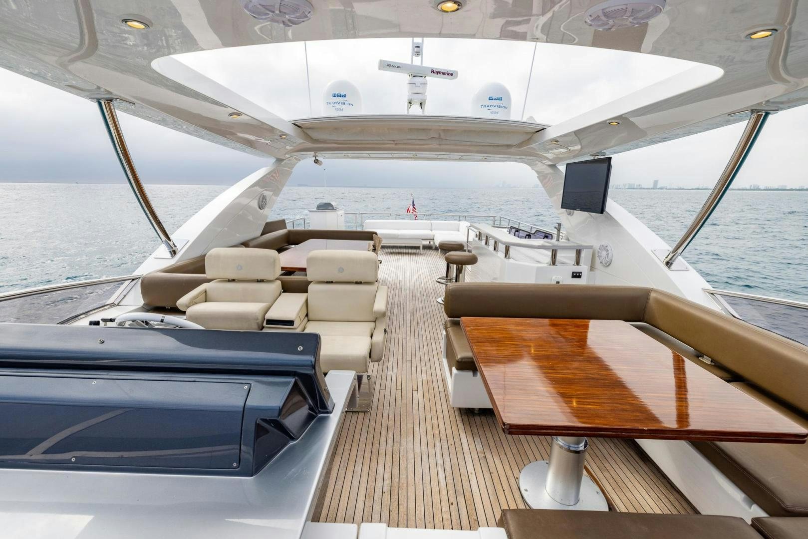 inside of a boat aboard HAPPY HOURS Yacht for Sale