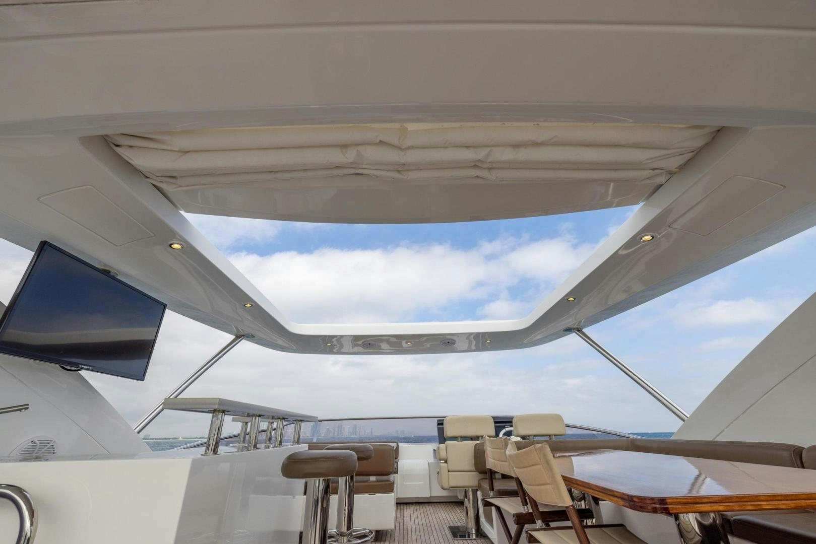the inside of an airplane aboard HAPPY HOURS Yacht for Sale
