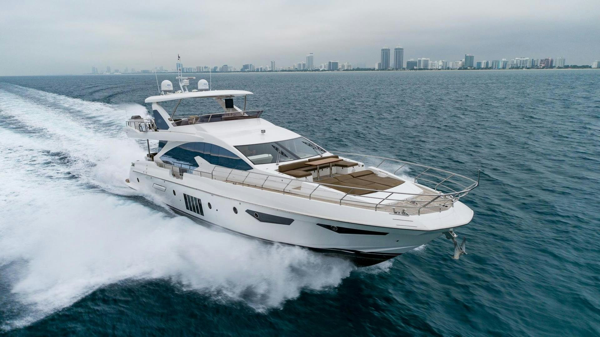 a boat on the water aboard HAPPY HOURS Yacht for Sale