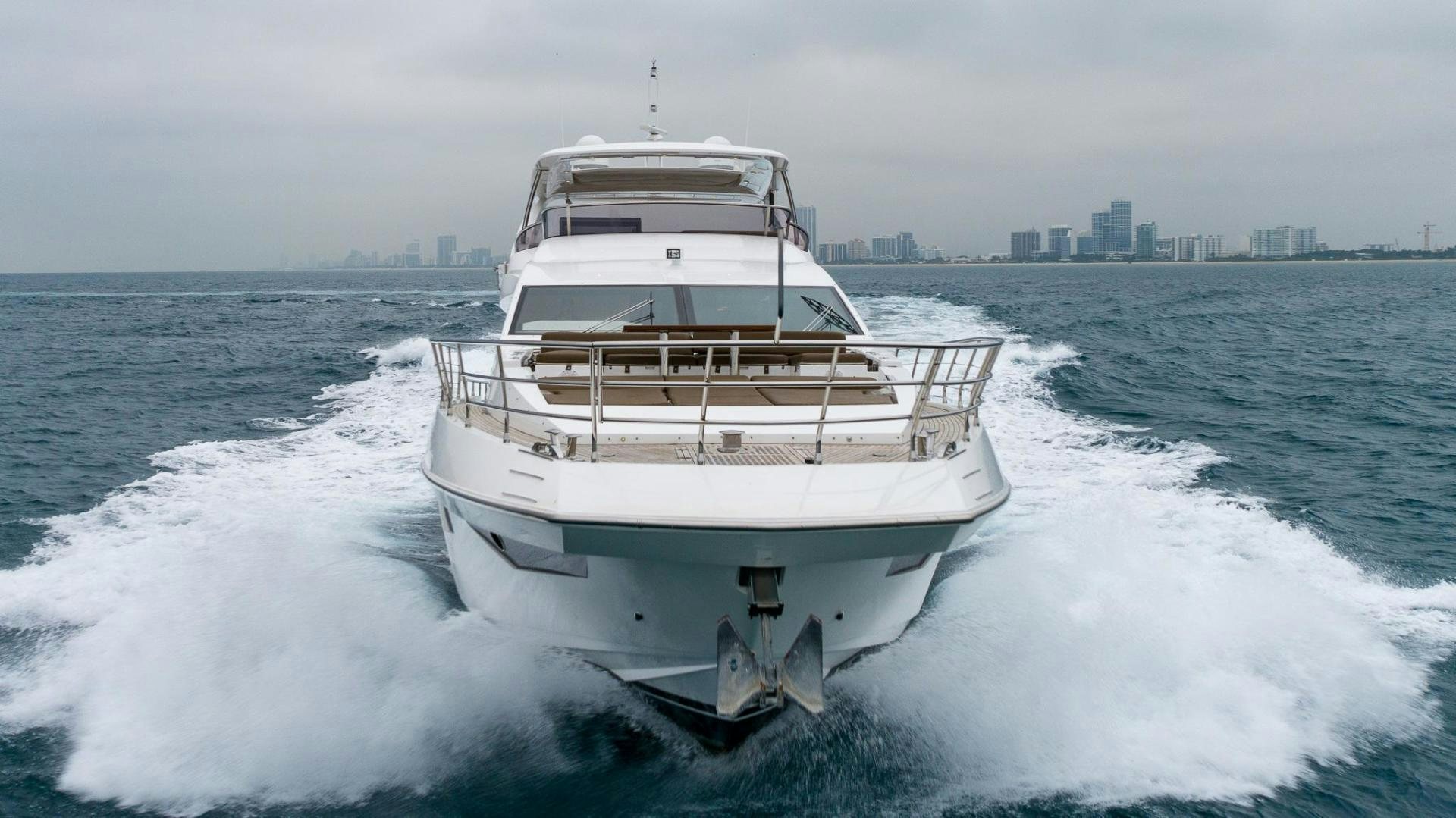 a boat on the water aboard HAPPY HOURS Yacht for Sale