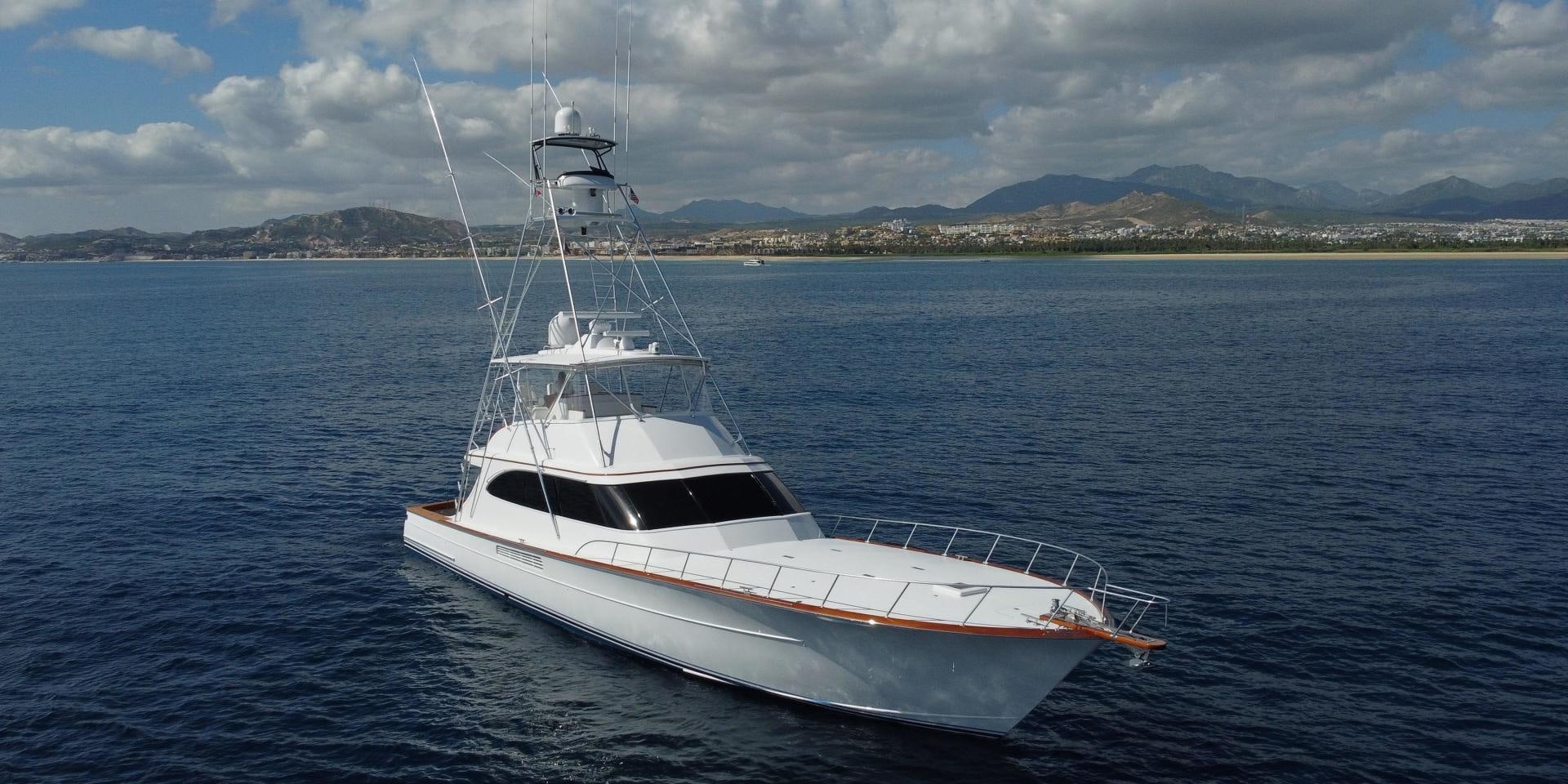 a boat on the water aboard MY LYNN Yacht for Sale