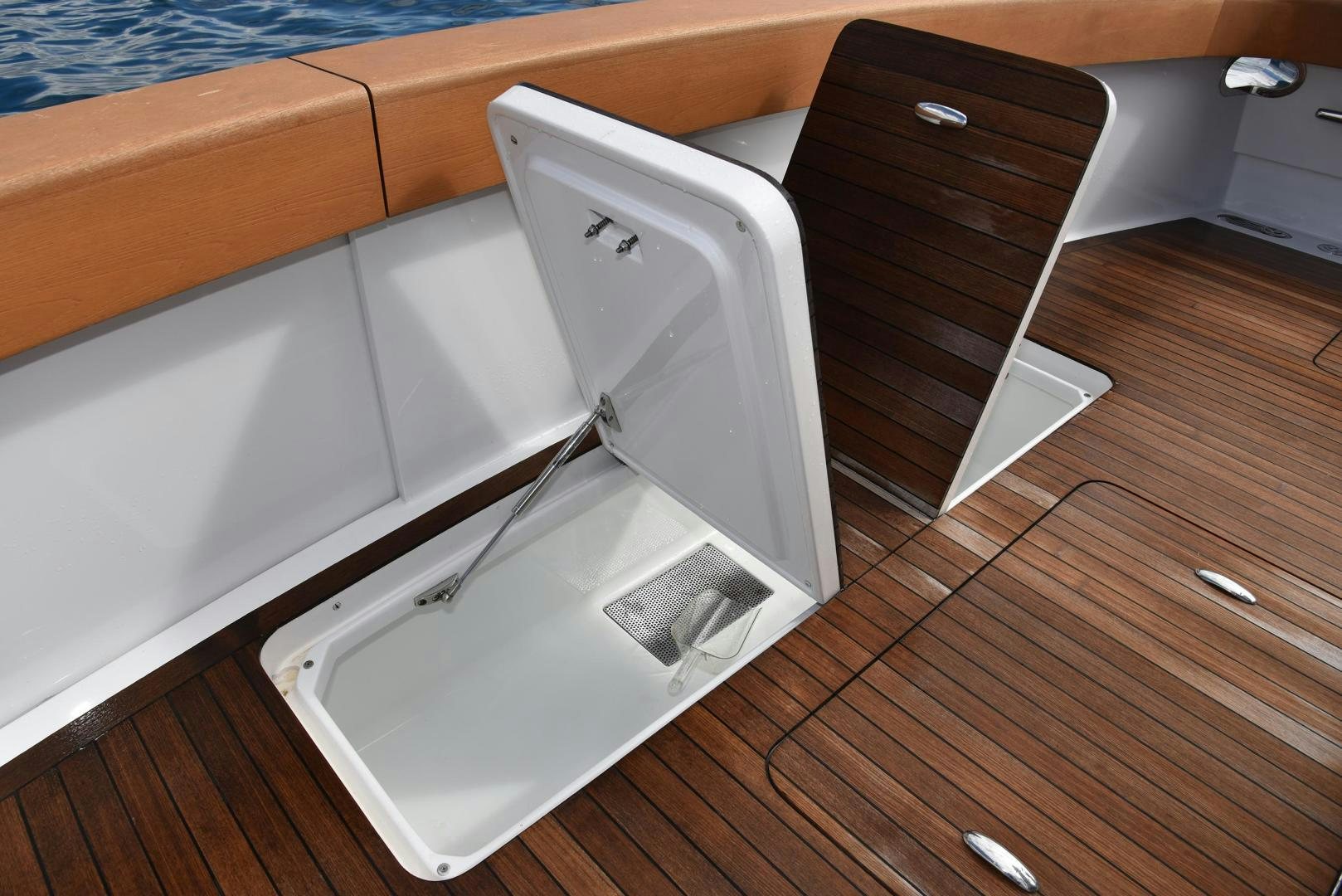 a white toilet in a bathroom aboard MY LYNN Yacht for Sale