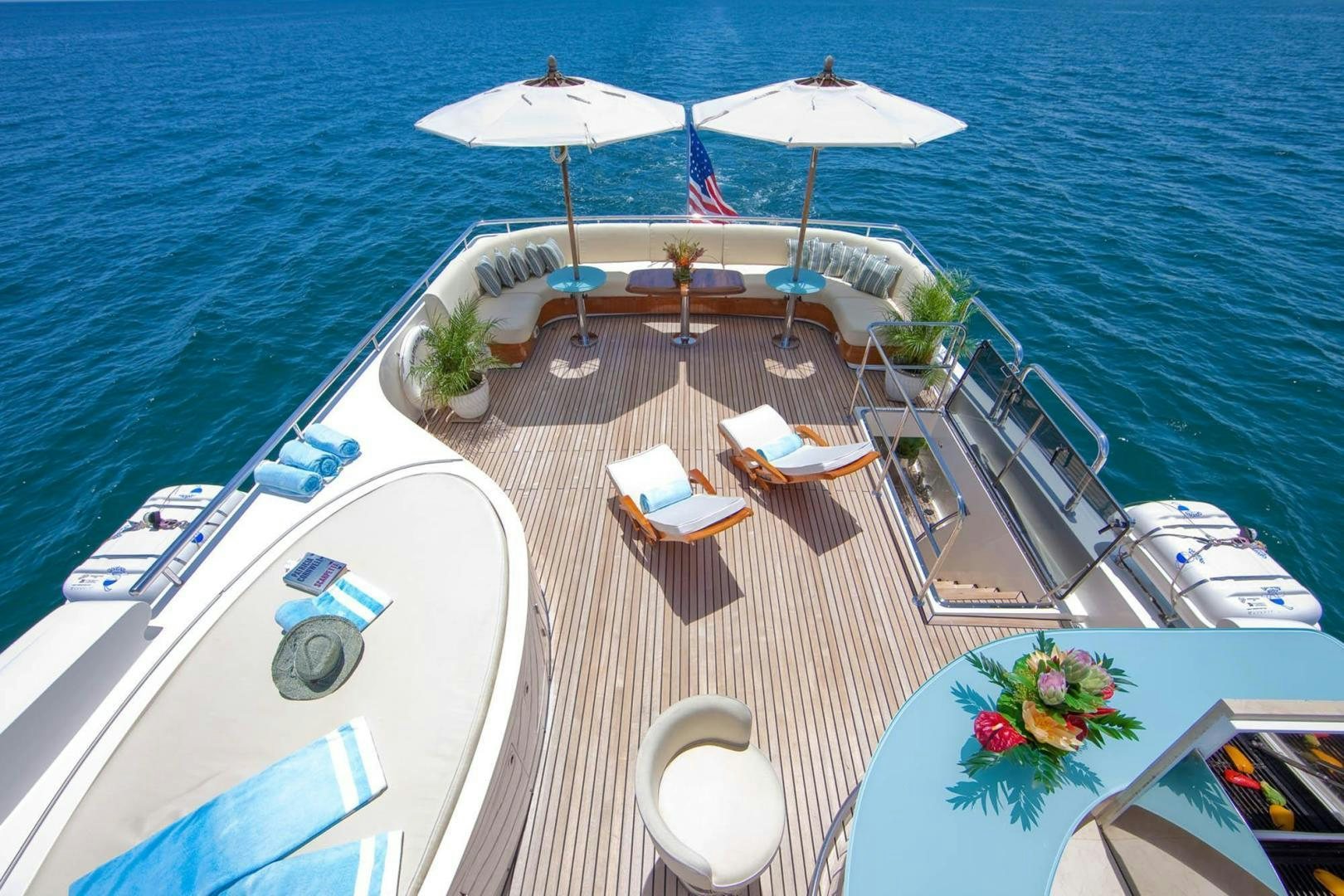 a boat on the water aboard INCEPTION Yacht for Sale