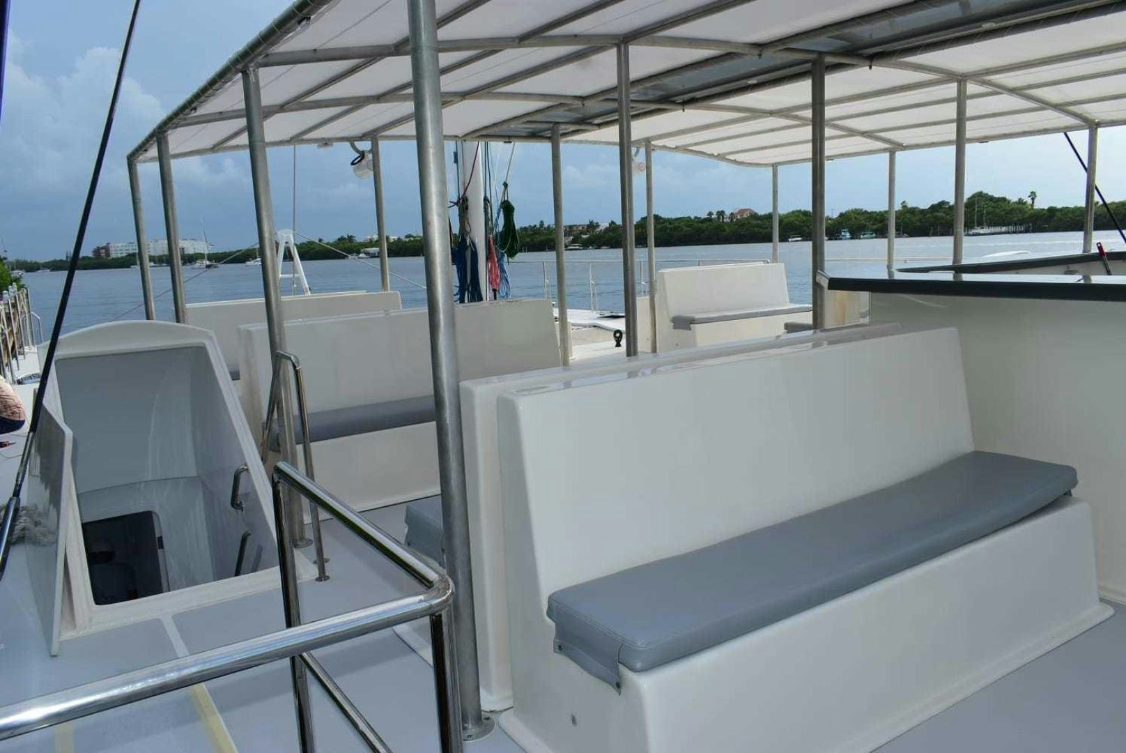 a boat on the water aboard COMPASS Yacht for Sale