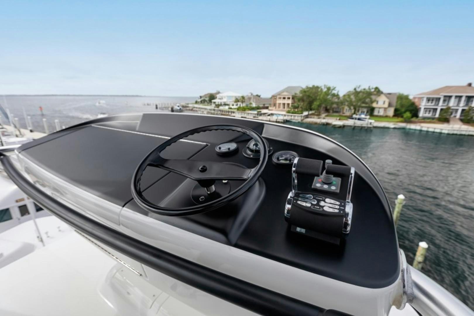 a car driving on a bridge aboard REEL GOOD TIME Yacht for Sale