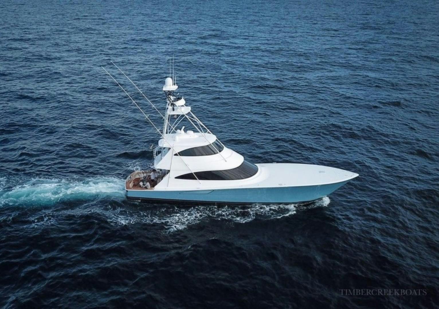 a boat in the water aboard REEL GOOD TIME Yacht for Sale