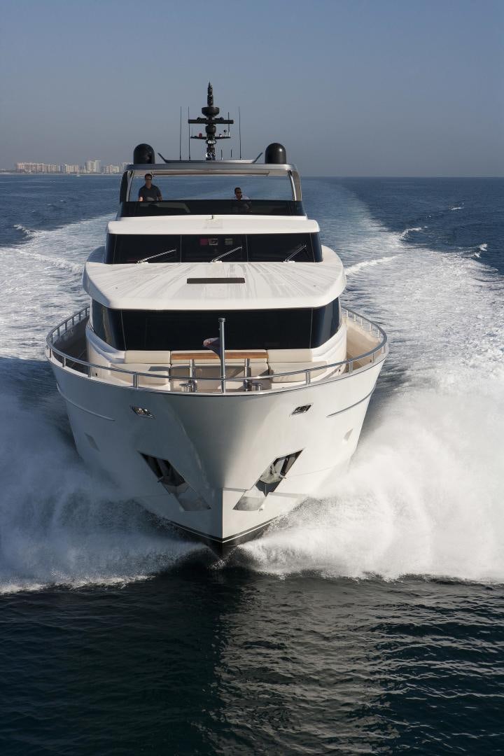 a boat on the water aboard BODACIOUS Yacht for Sale