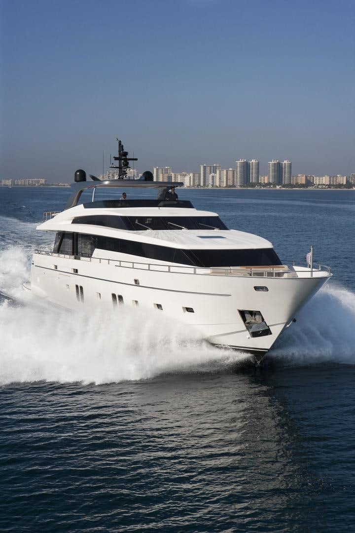 a boat on the water aboard BODACIOUS Yacht for Sale