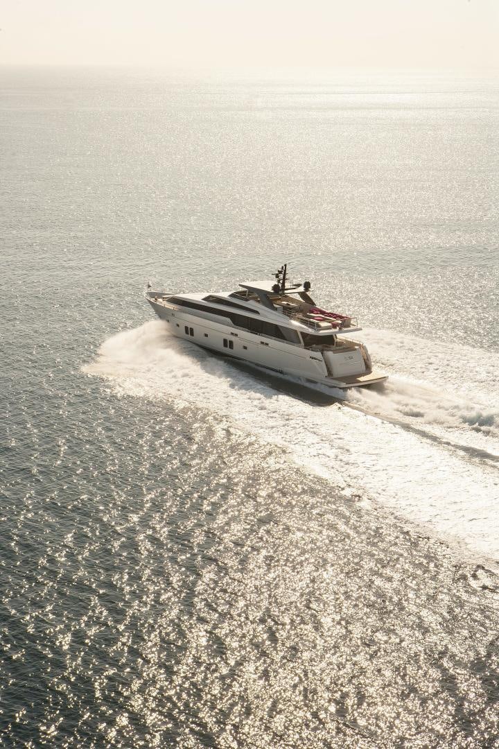 a boat on the water aboard BODACIOUS Yacht for Sale