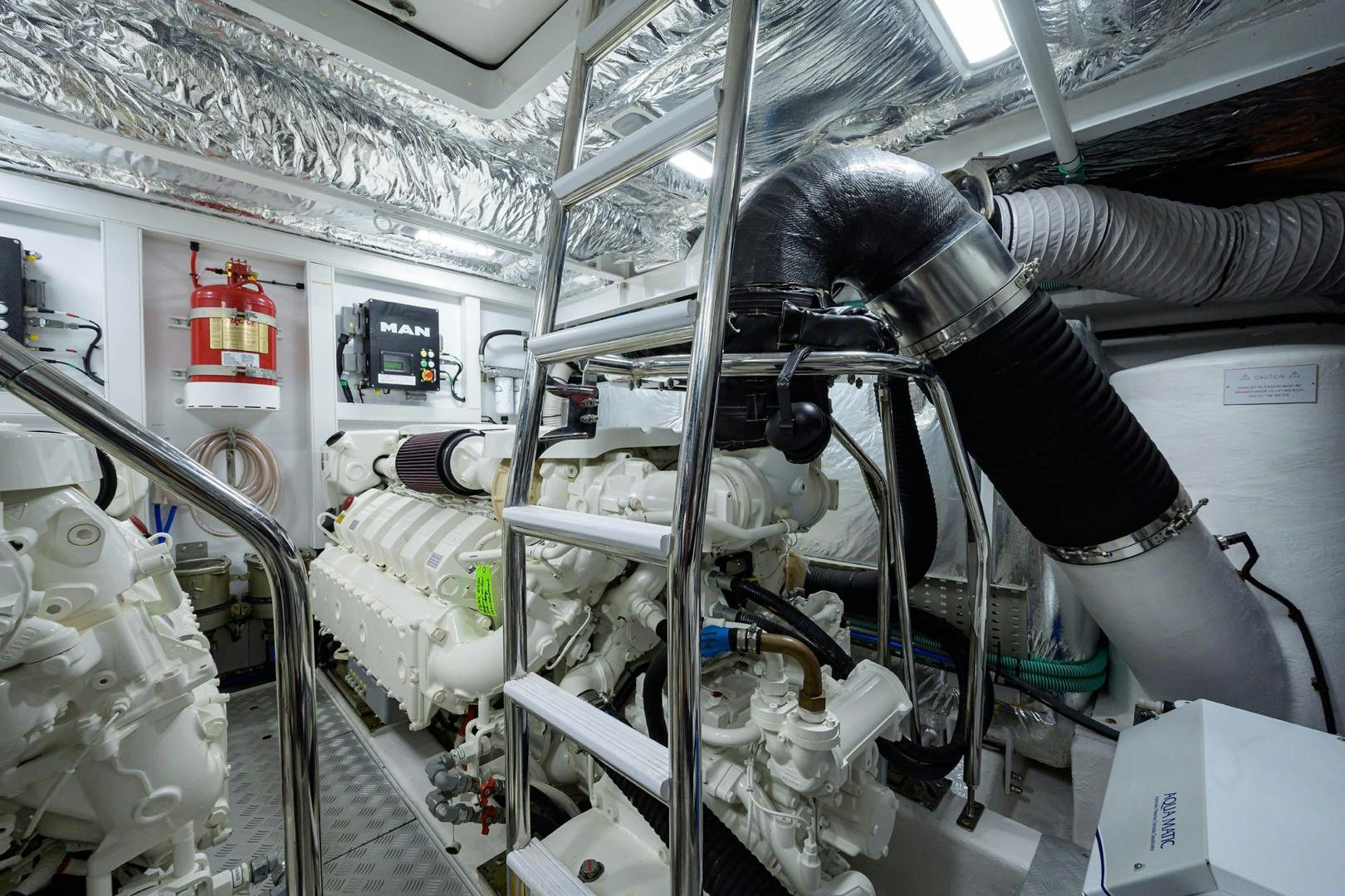 a person in a factory aboard GREAT NEWS Yacht for Sale