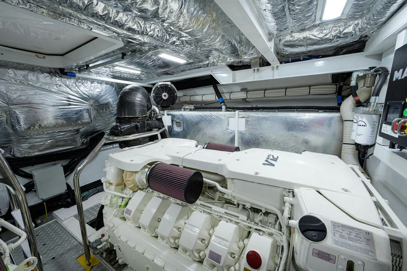 a close-up of a machine aboard GREAT NEWS Yacht for Sale