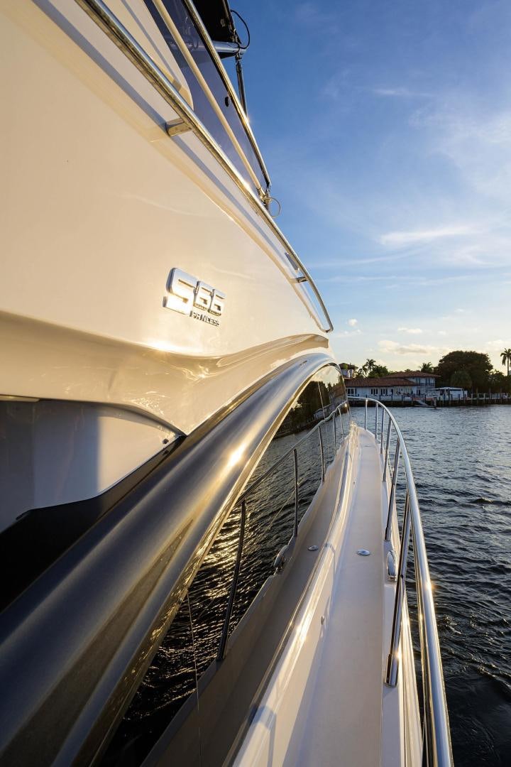 the front of a boat aboard GREAT NEWS Yacht for Sale