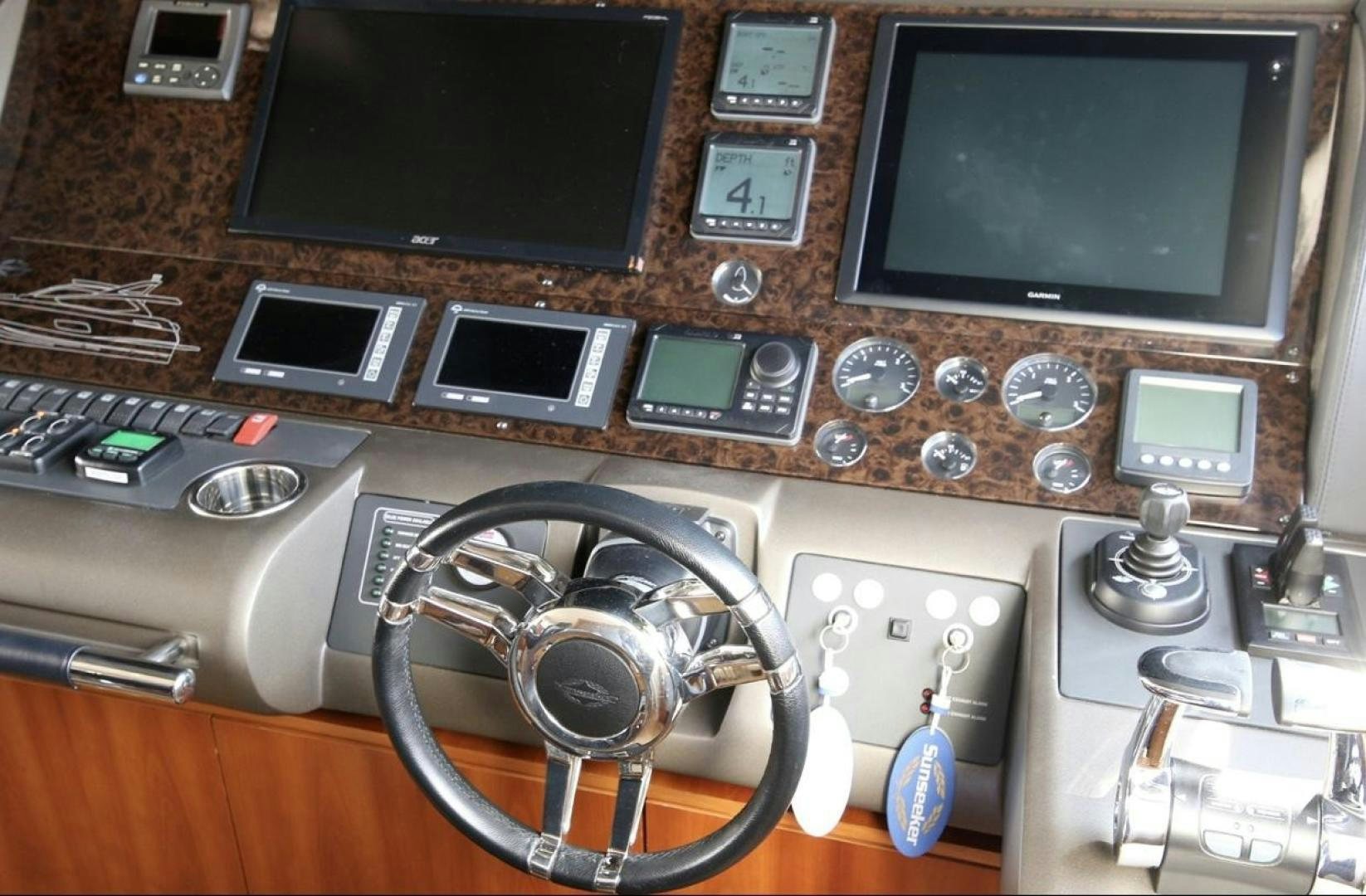 a collection of electronic devices aboard SEA C Yacht for Sale
