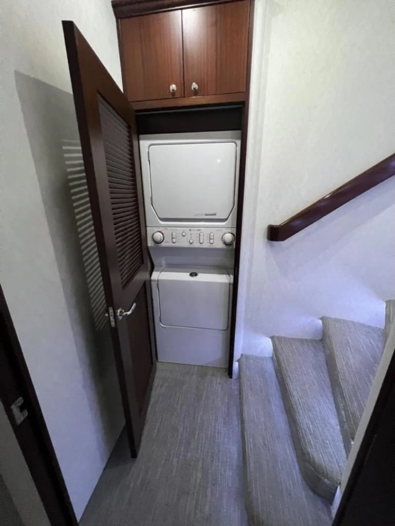 a kitchen with a microwave oven aboard SELQET Yacht for Sale