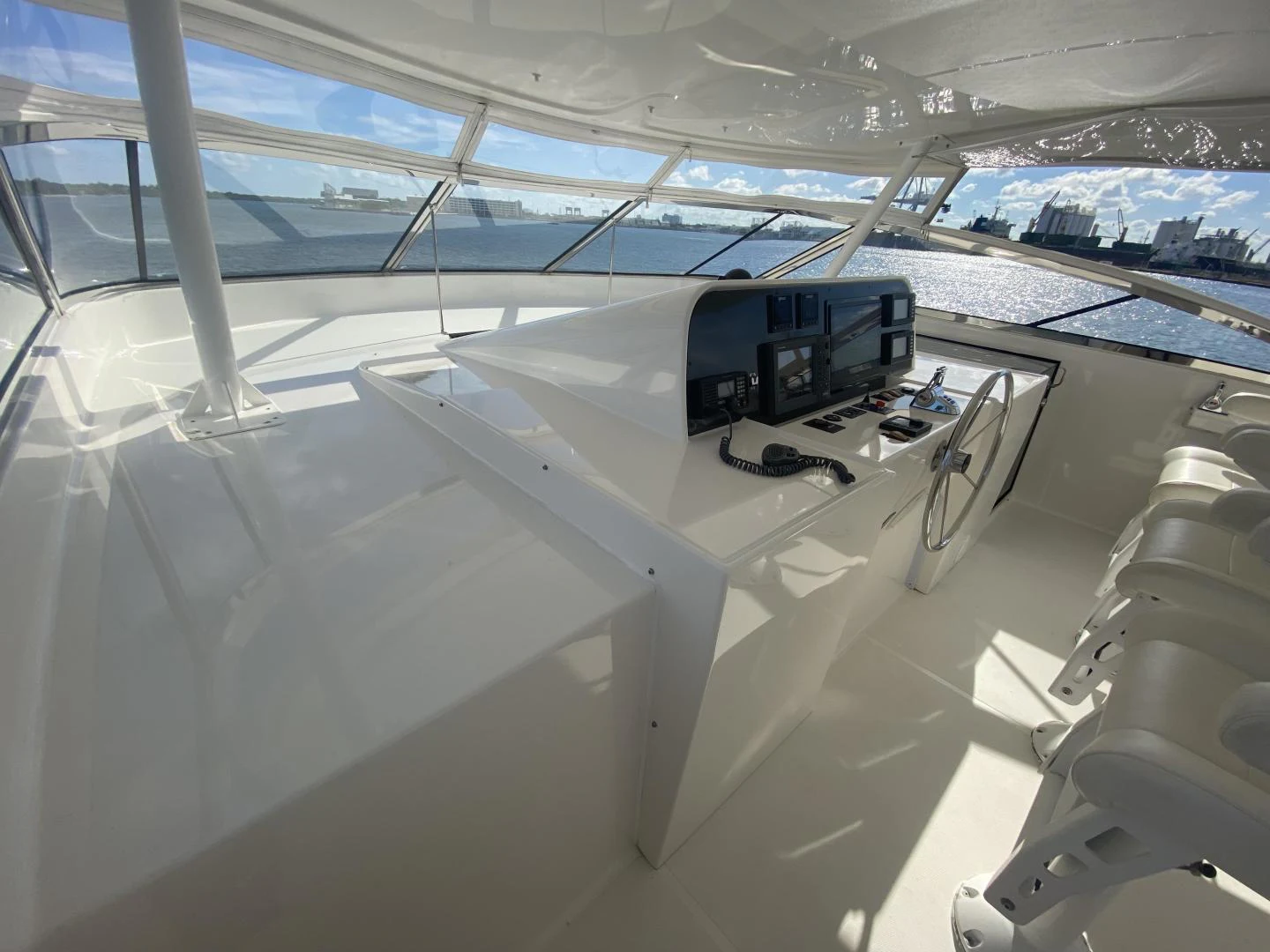 a large room with machines aboard SELQET Yacht for Sale