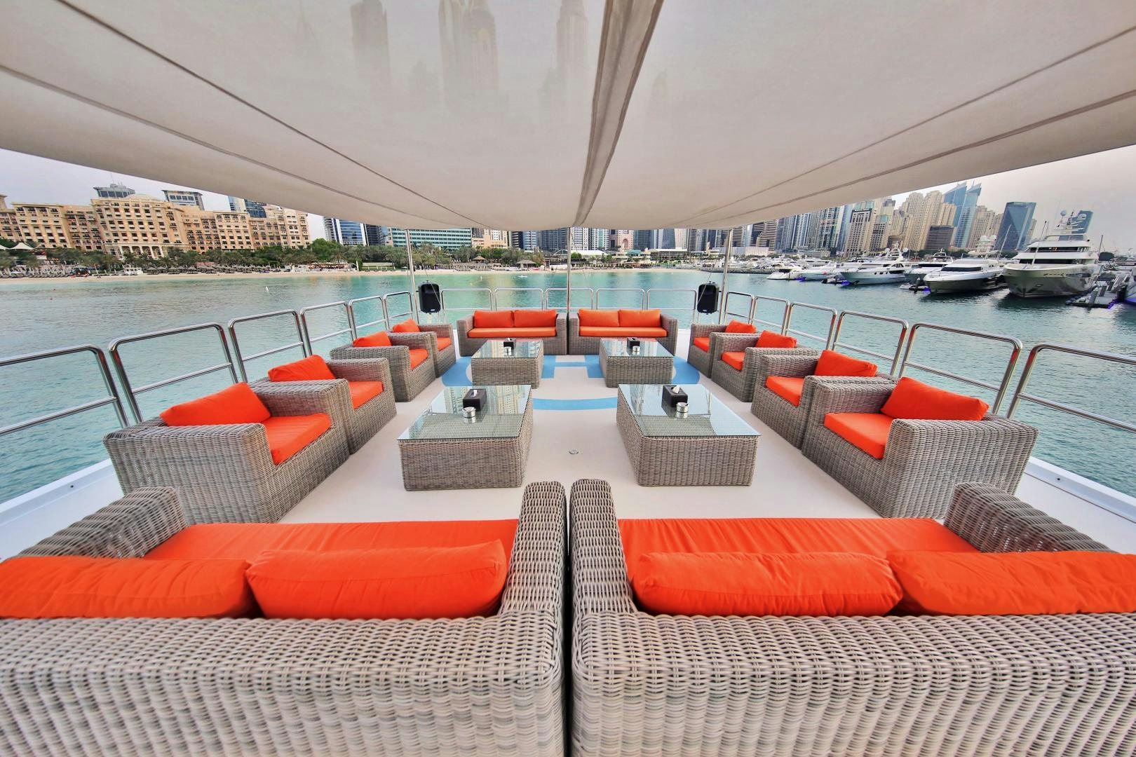 a boat on the water aboard SOJO Yacht for Sale