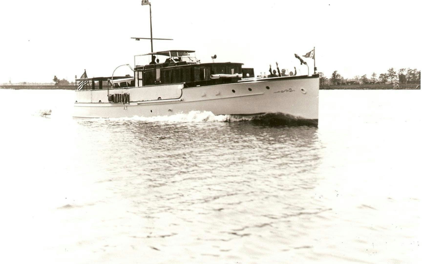 a boat on the water aboard SCOUT Yacht for Sale