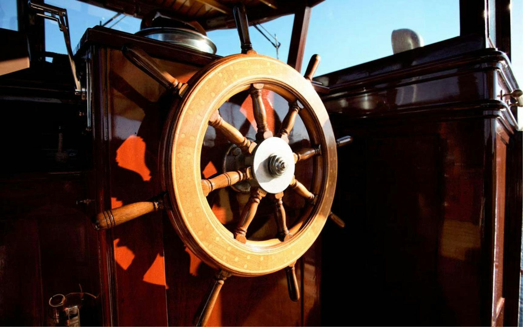 a close-up of a machine aboard SCOUT Yacht for Sale