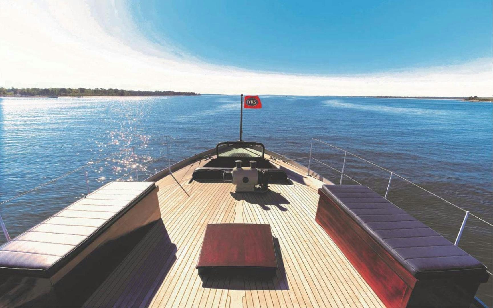 a deck on a boat aboard SCOUT Yacht for Sale