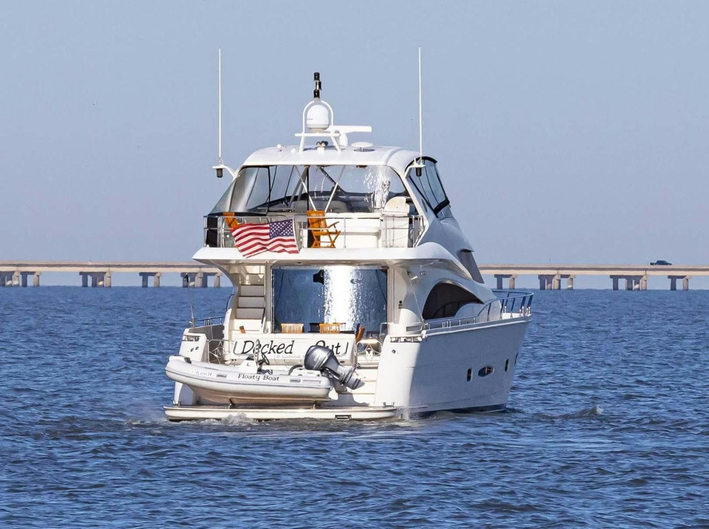 a boat in the water aboard DECKED OUT Yacht for Sale