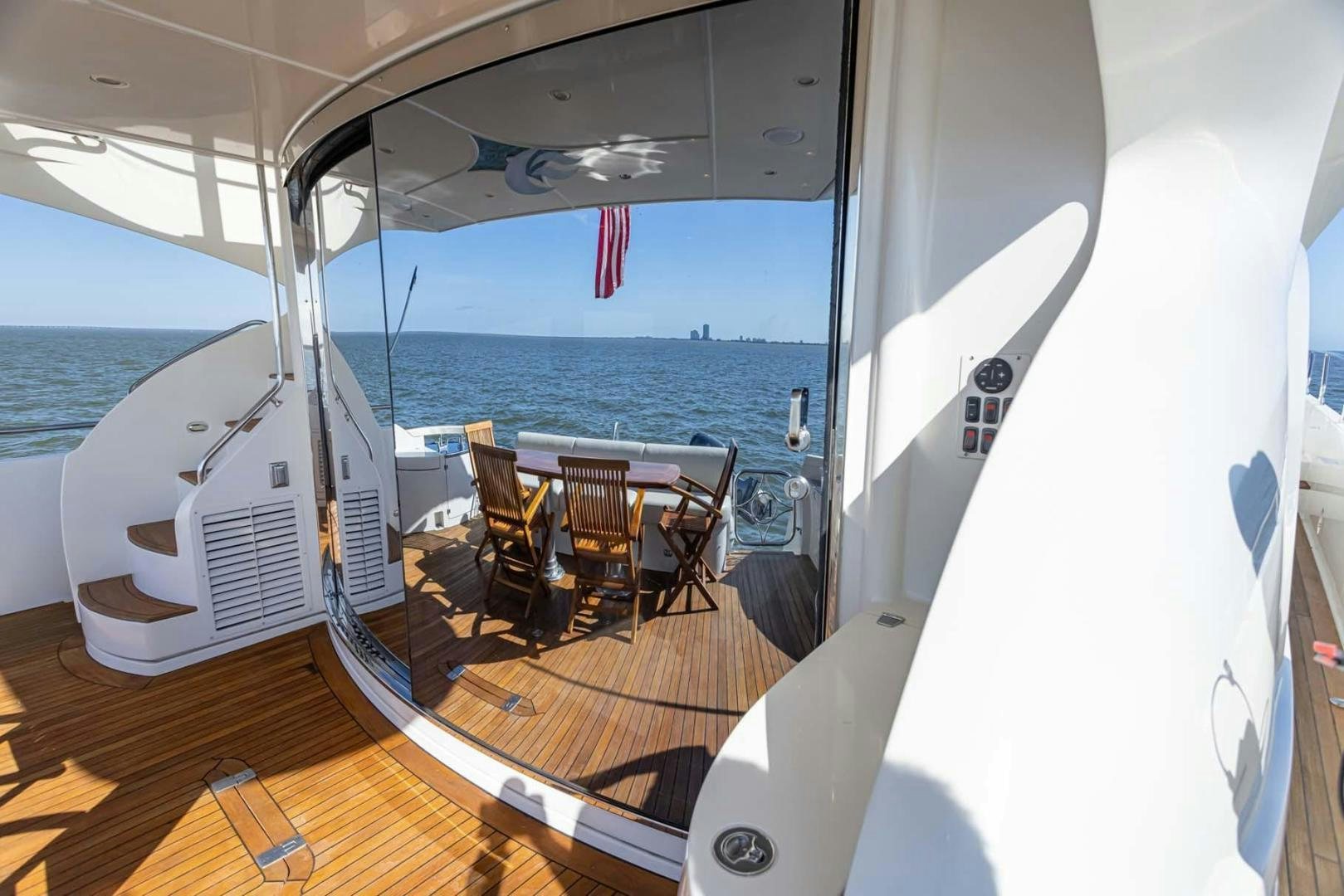 a boat on the water aboard DECKED OUT Yacht for Sale