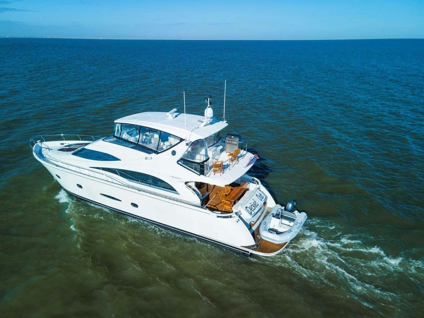 a boat in the water aboard DECKED OUT Yacht for Sale