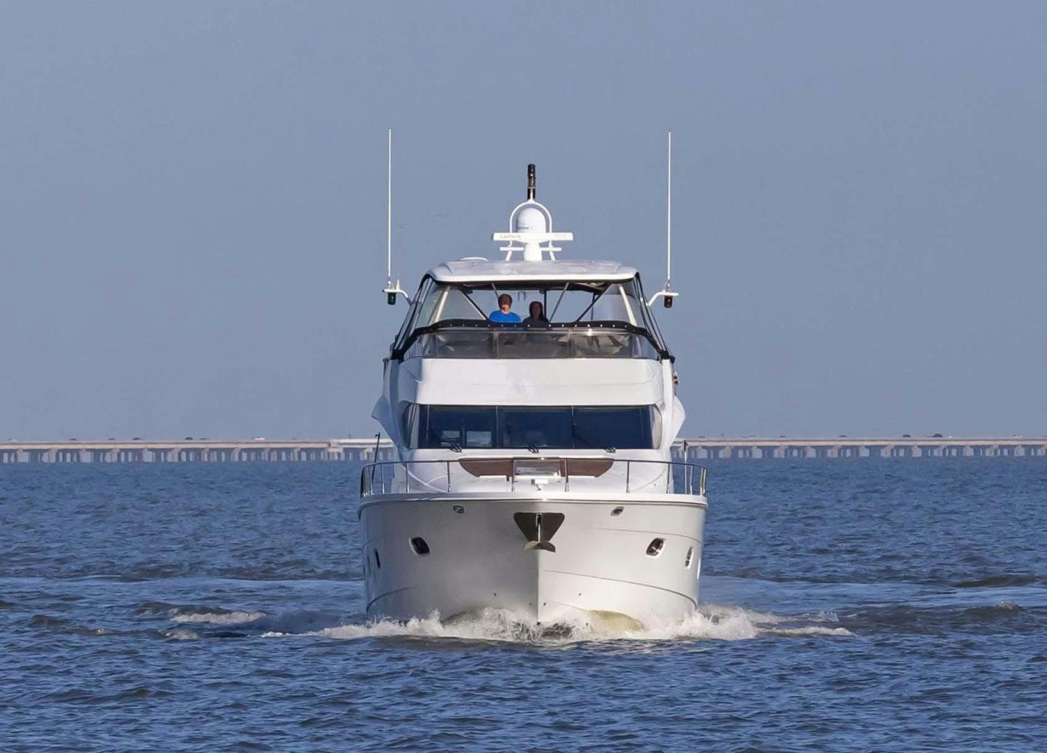 a boat on the water aboard DECKED OUT Yacht for Sale