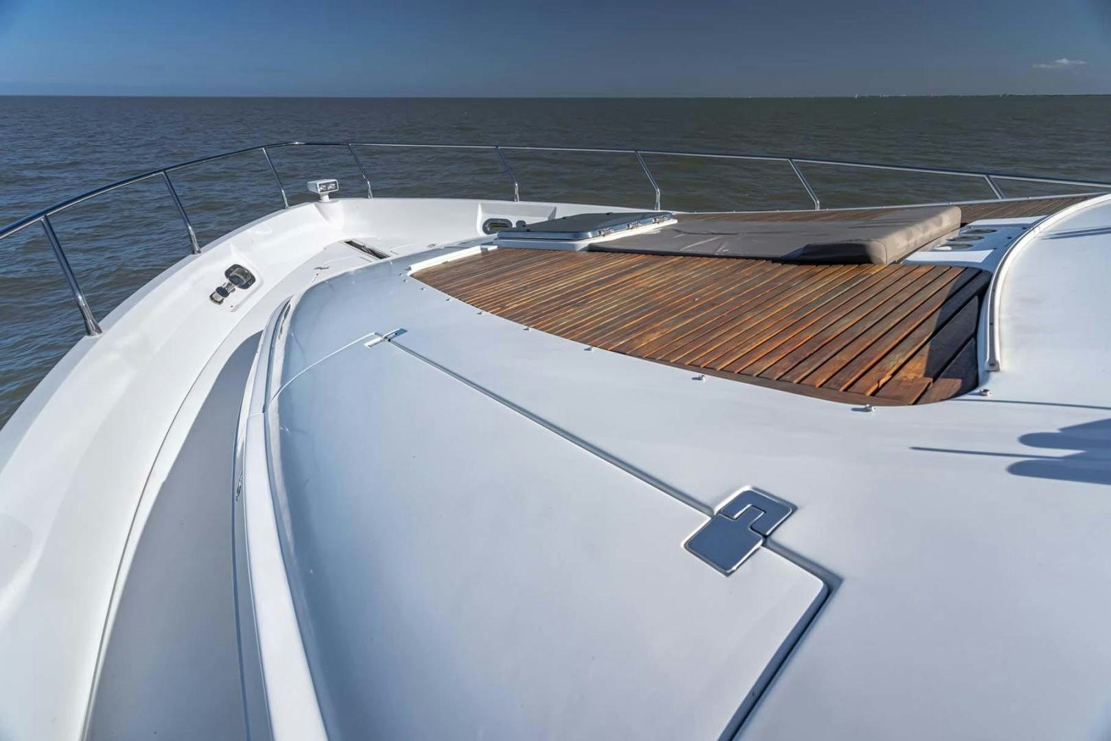 the deck of a boat aboard DECKED OUT Yacht for Sale