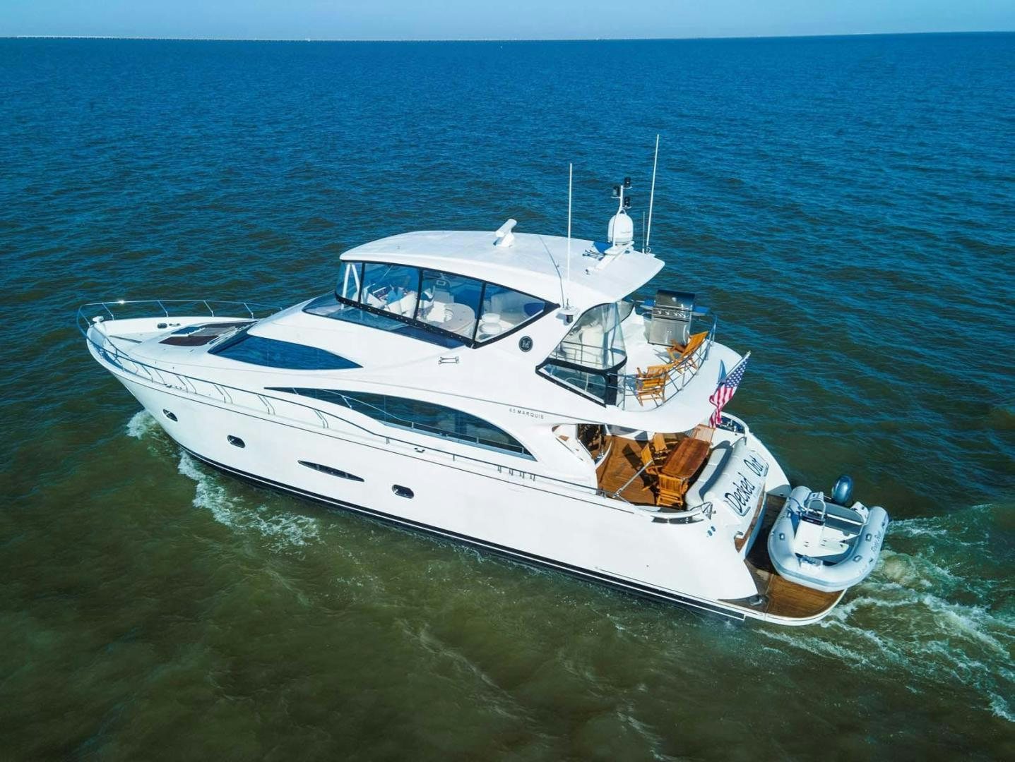 a boat in the water aboard DECKED OUT Yacht for Sale