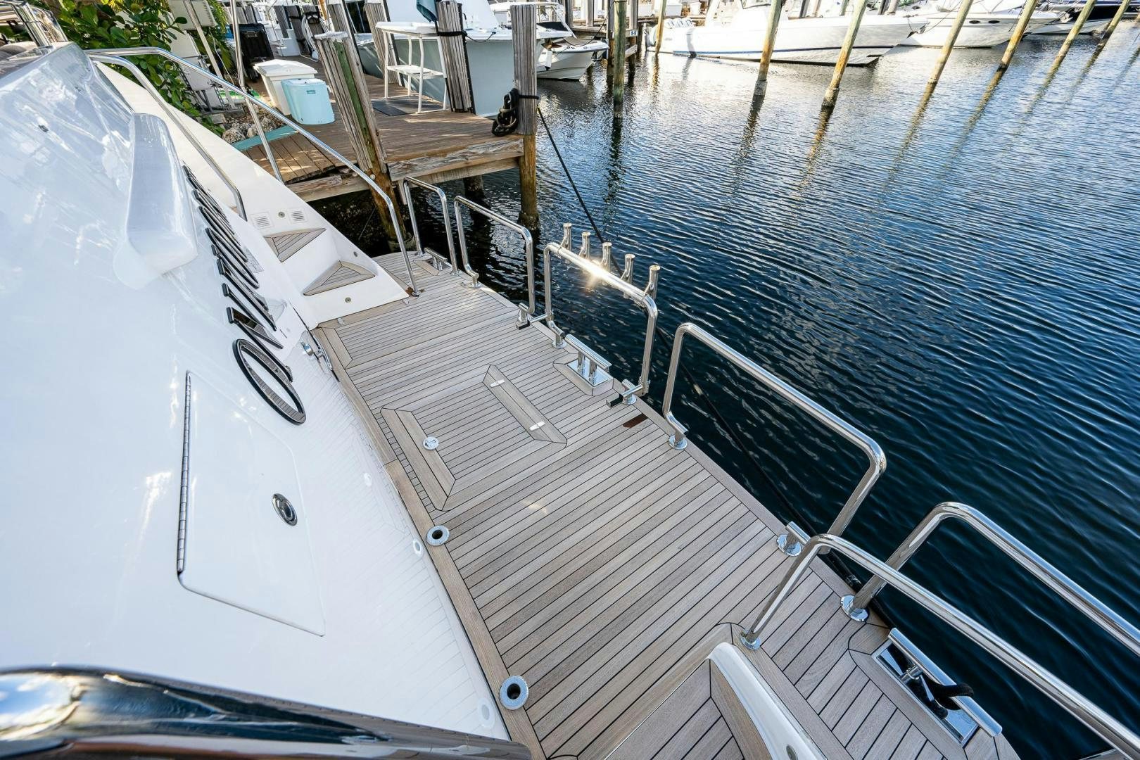 a boat is parked in the water aboard ODYSSEY Yacht for Sale