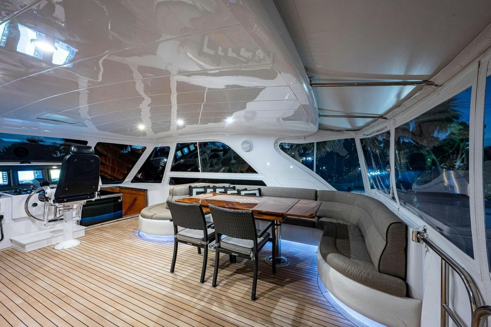 inside of a boat aboard ODYSSEY Yacht for Sale