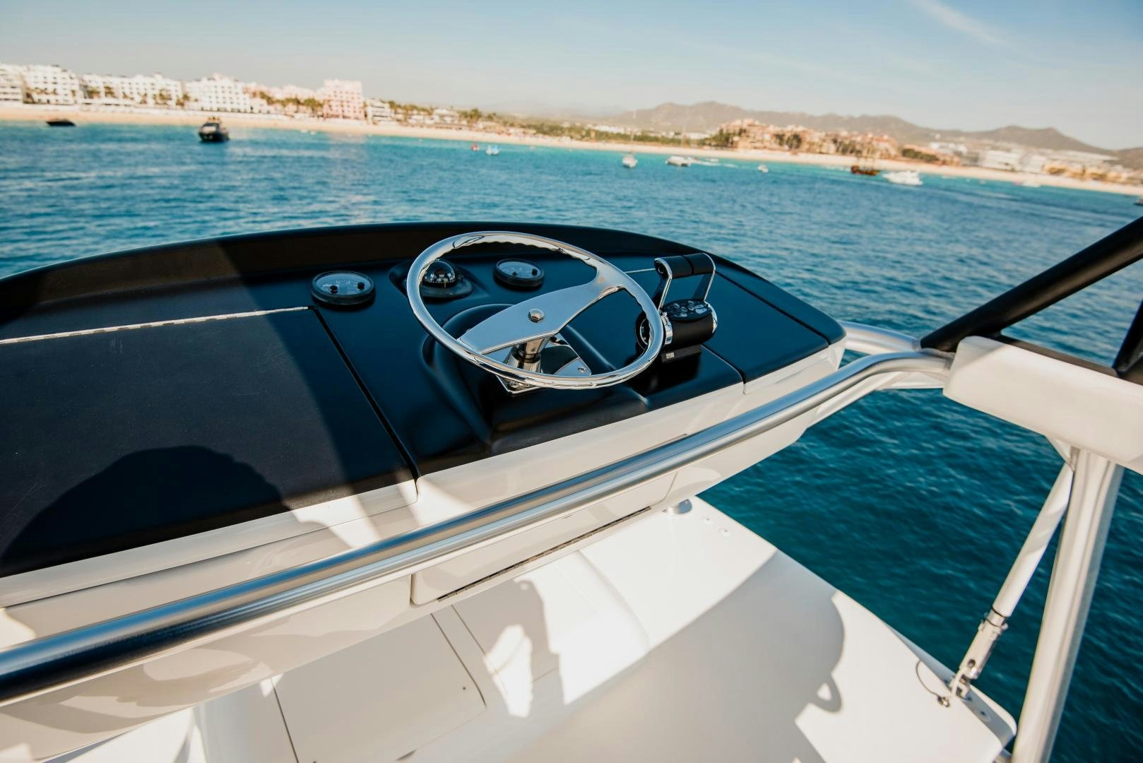 the front of a boat aboard C STUDENT Yacht for Sale