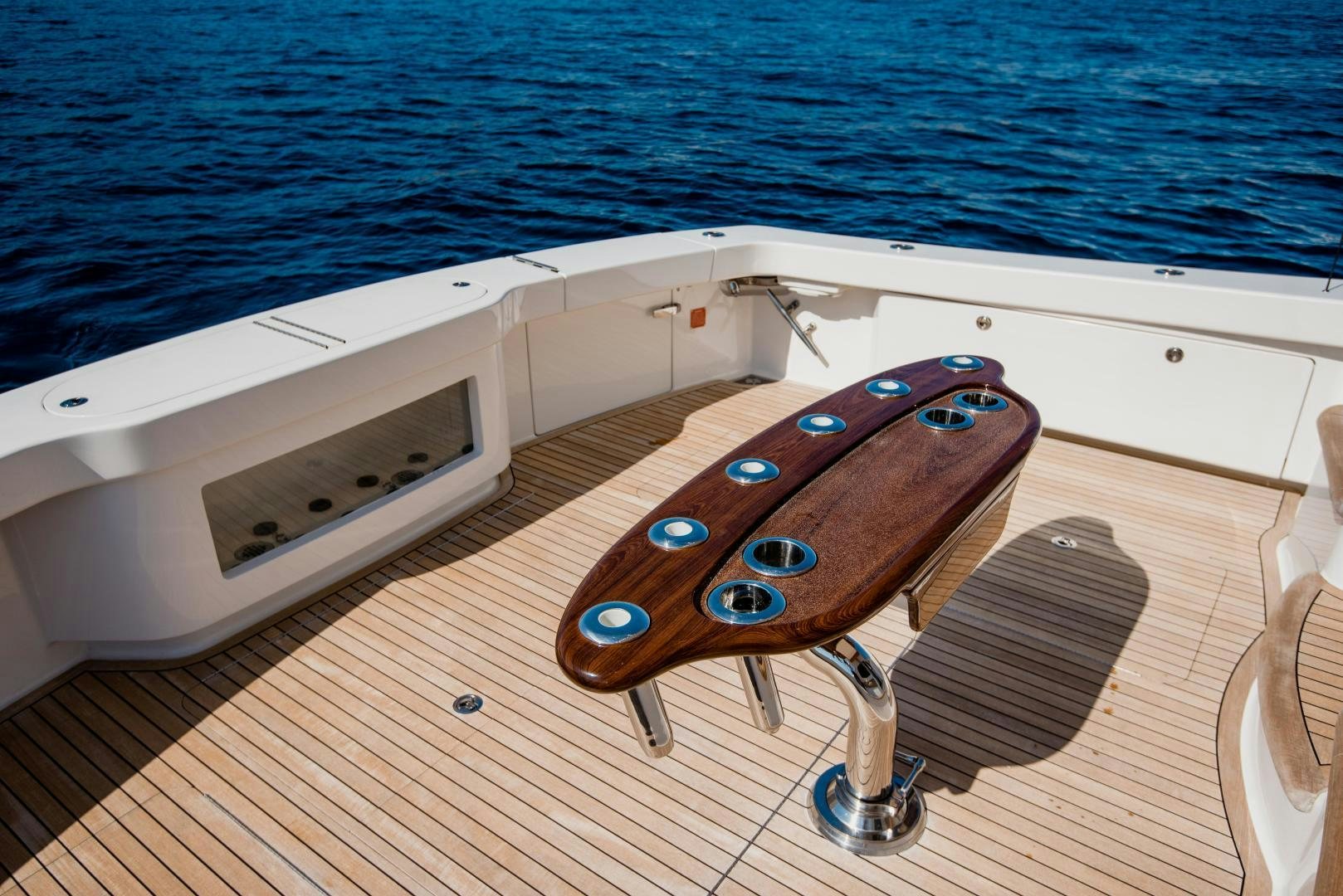 a wooden boat on a deck aboard C STUDENT Yacht for Sale