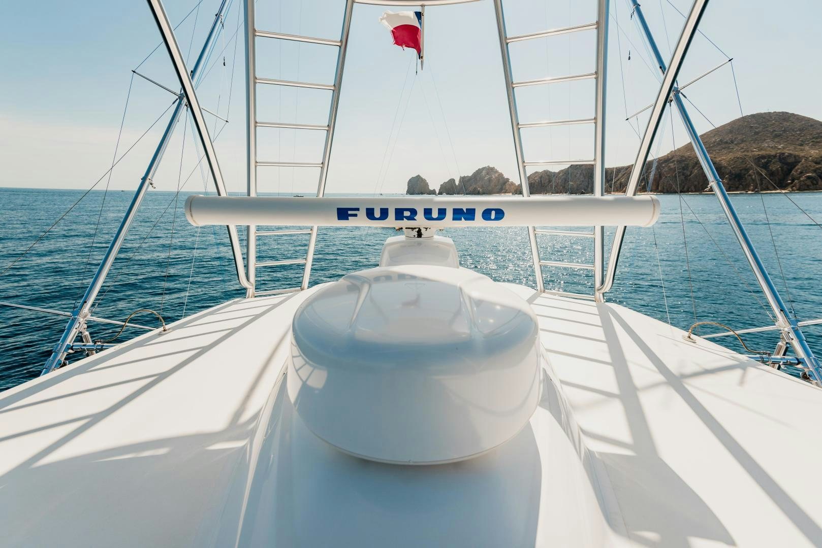 a boat with a white cover aboard C STUDENT Yacht for Sale