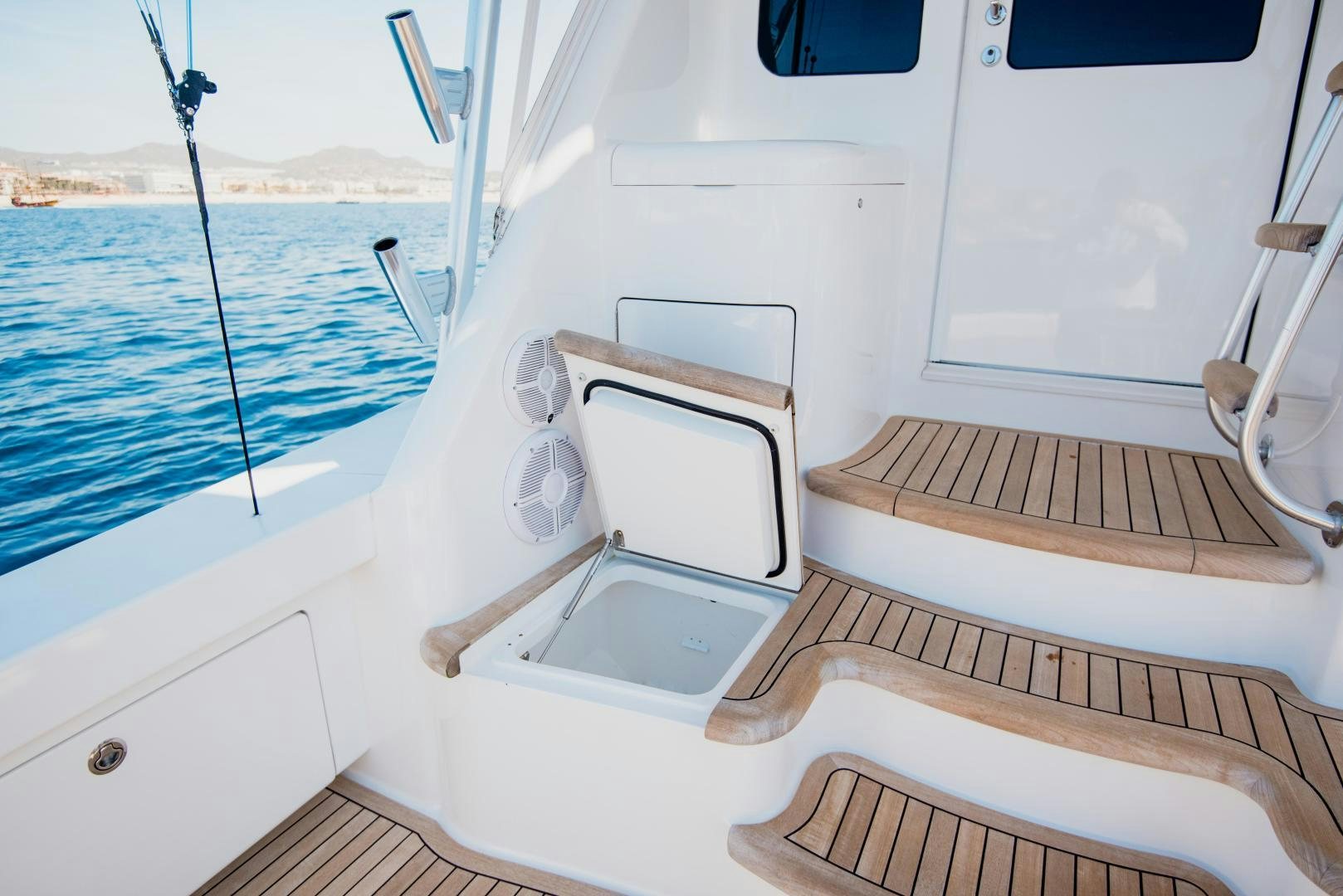 a boat with a door open aboard C STUDENT Yacht for Sale