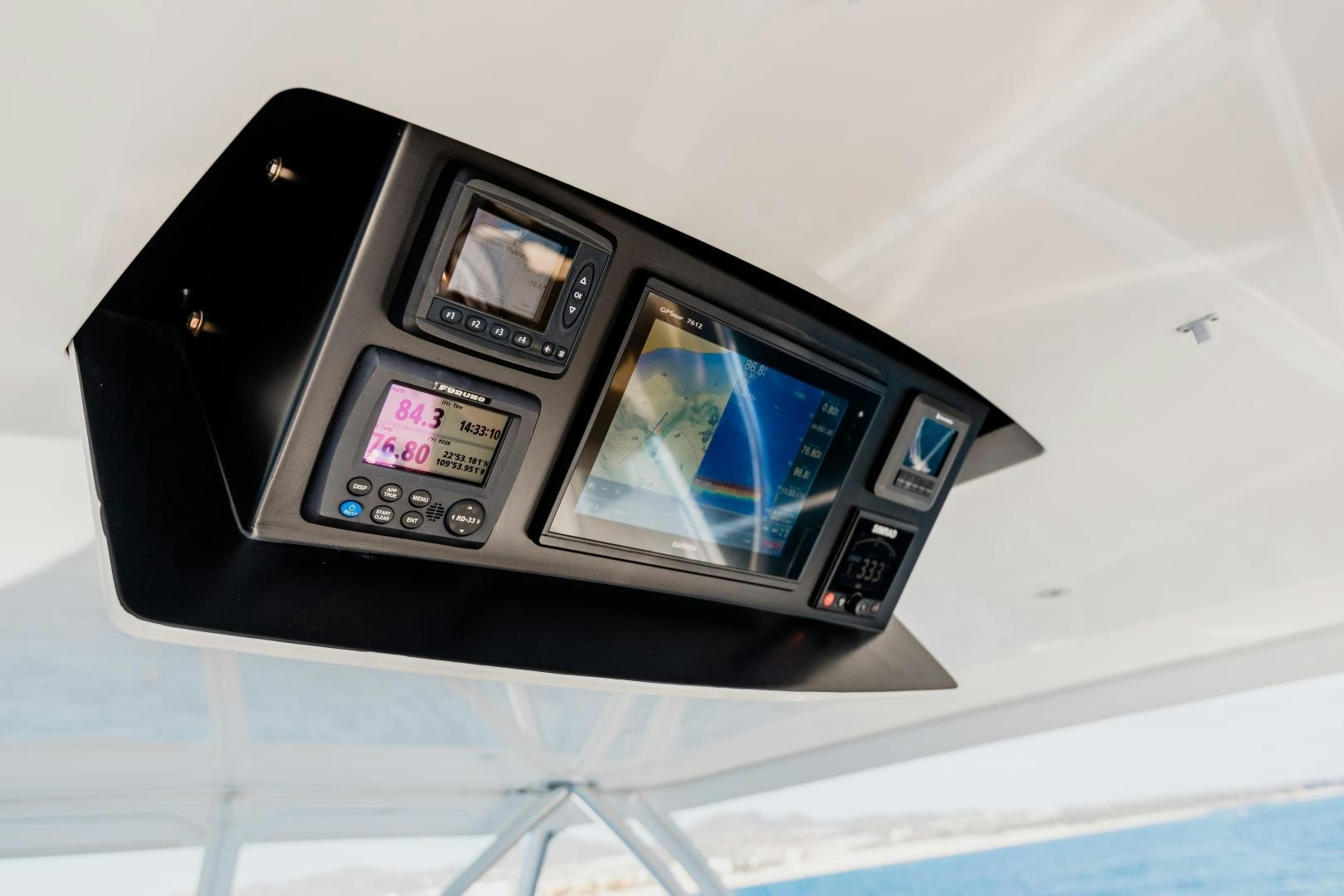 a black electronic device aboard C STUDENT Yacht for Sale